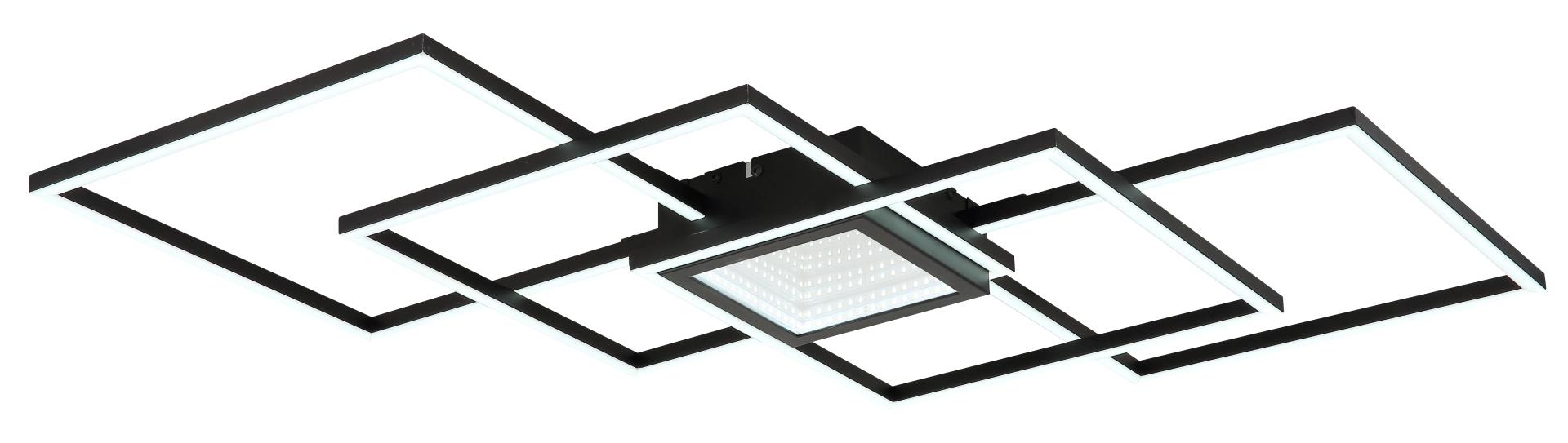 DECKENLEUCHTE METALL SCHWARZ MATT, 1XLED