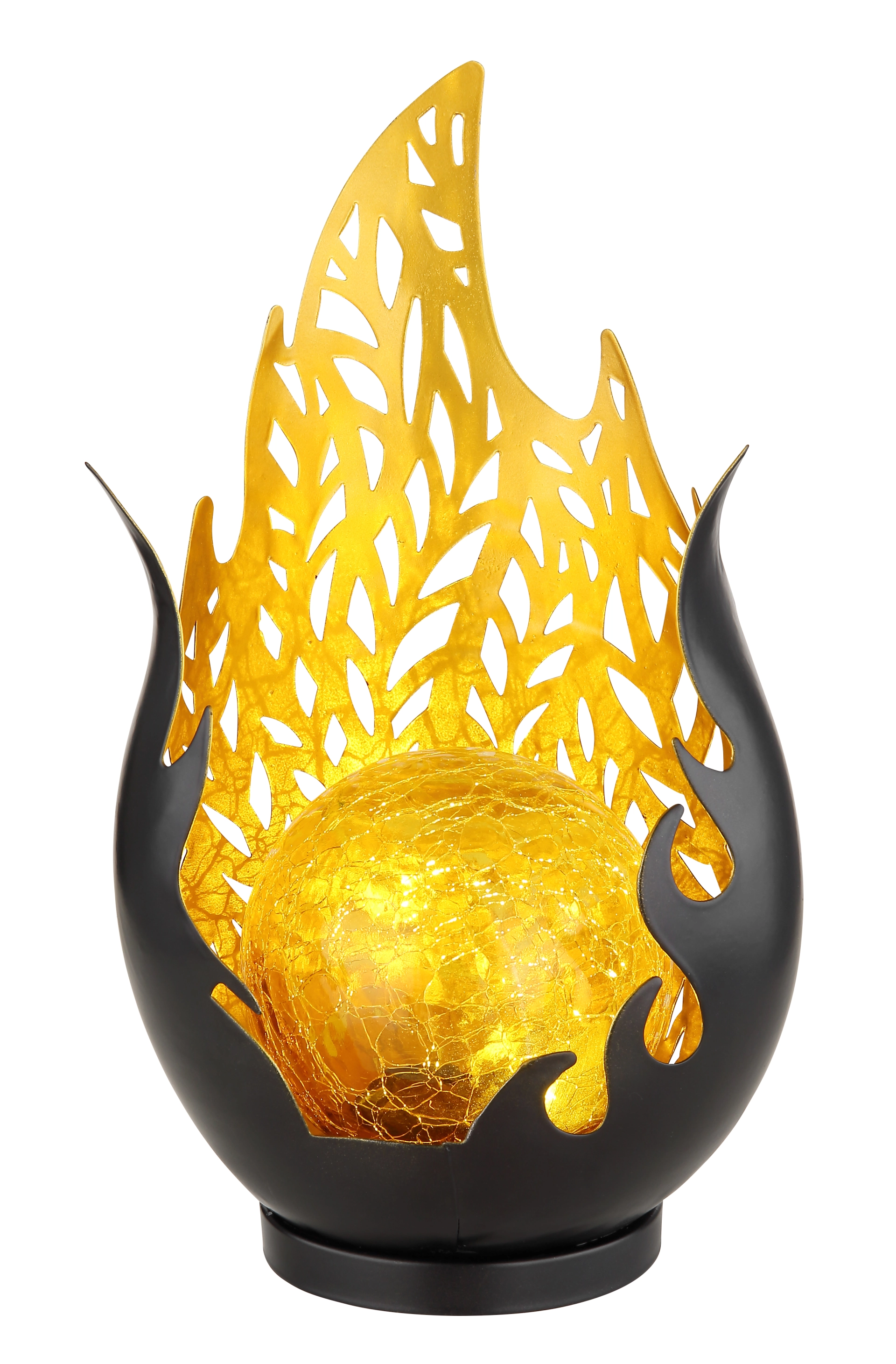 SOLARLEUCHTE METALL SCHWARZ, 1XLED