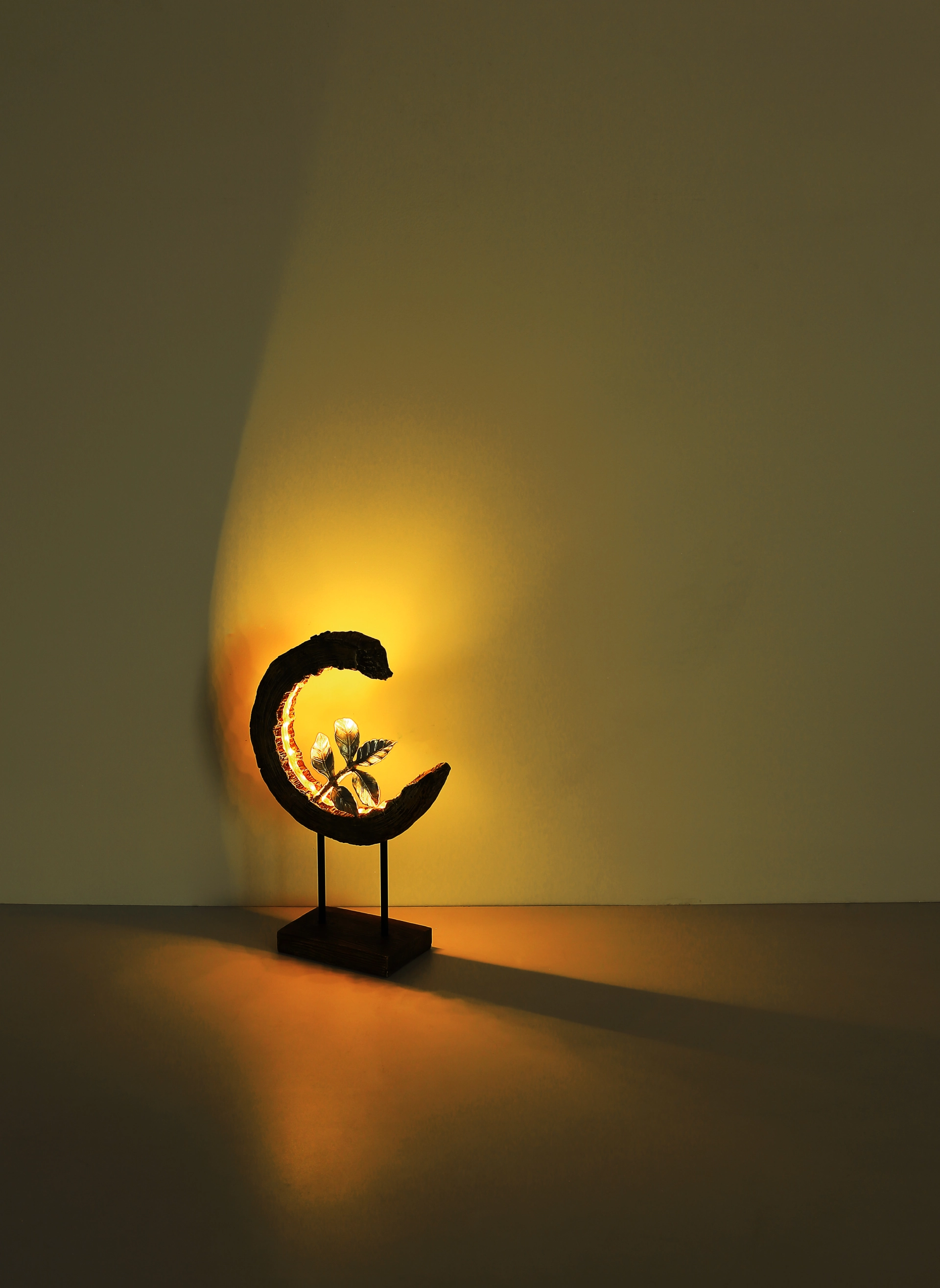 SOLARLEUCHTE KUNSTSTOFF HOLZOPTIK, 24XLED