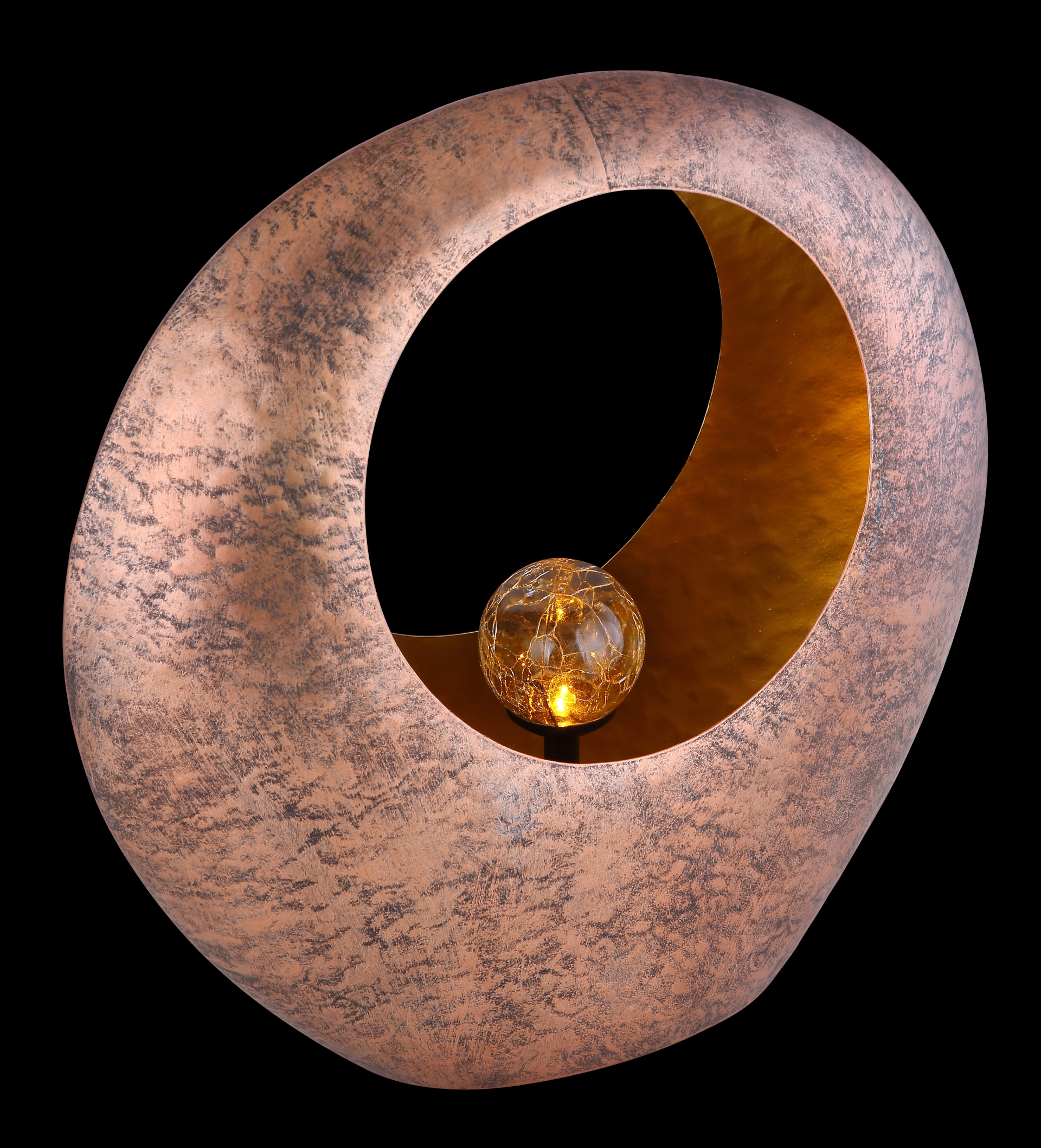 SOLARLEUCHTE METALL MESSINGFARBEN, 1XLED