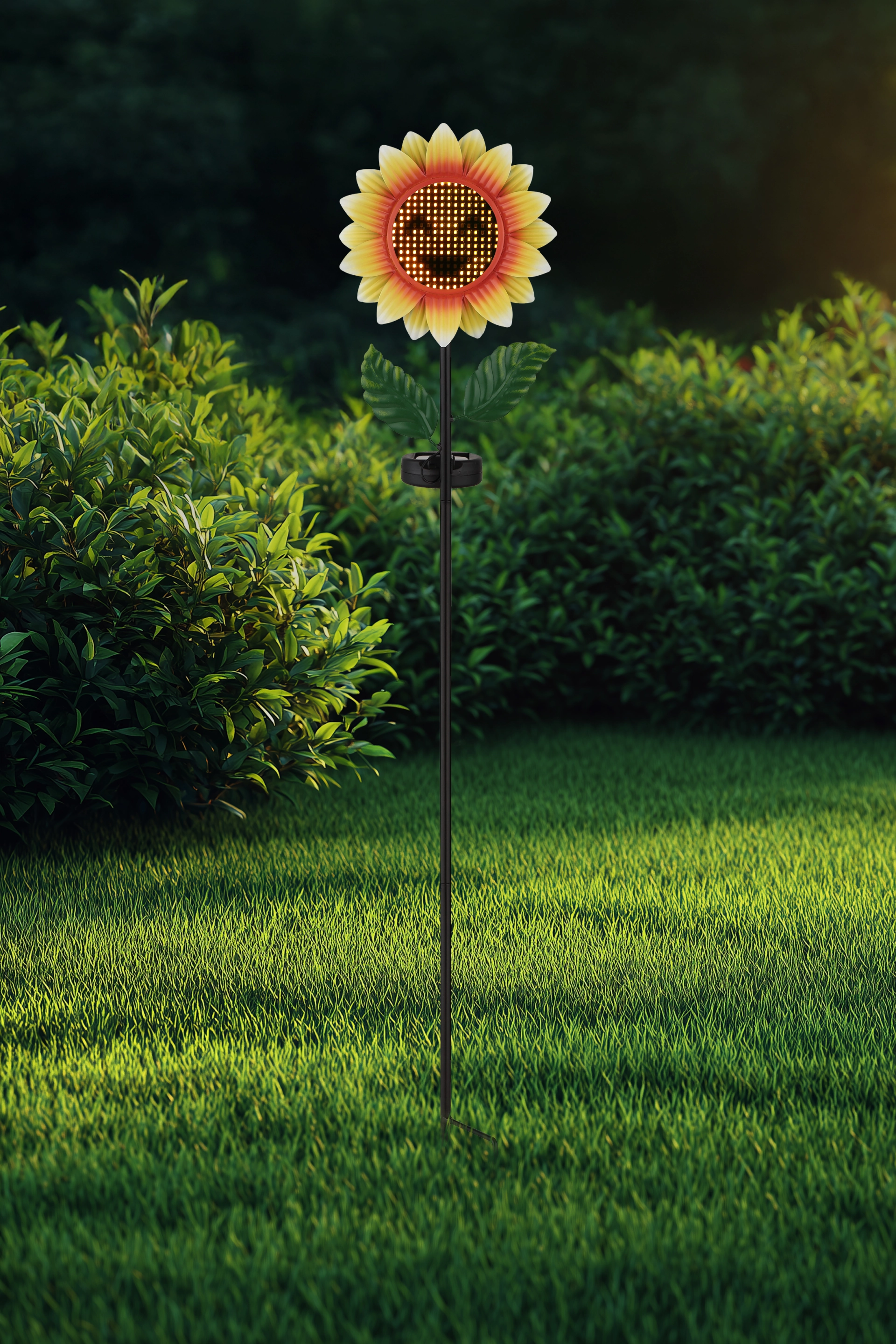 SOLARLEUCHTE METALL SCHWARZ MATT, 200XLED