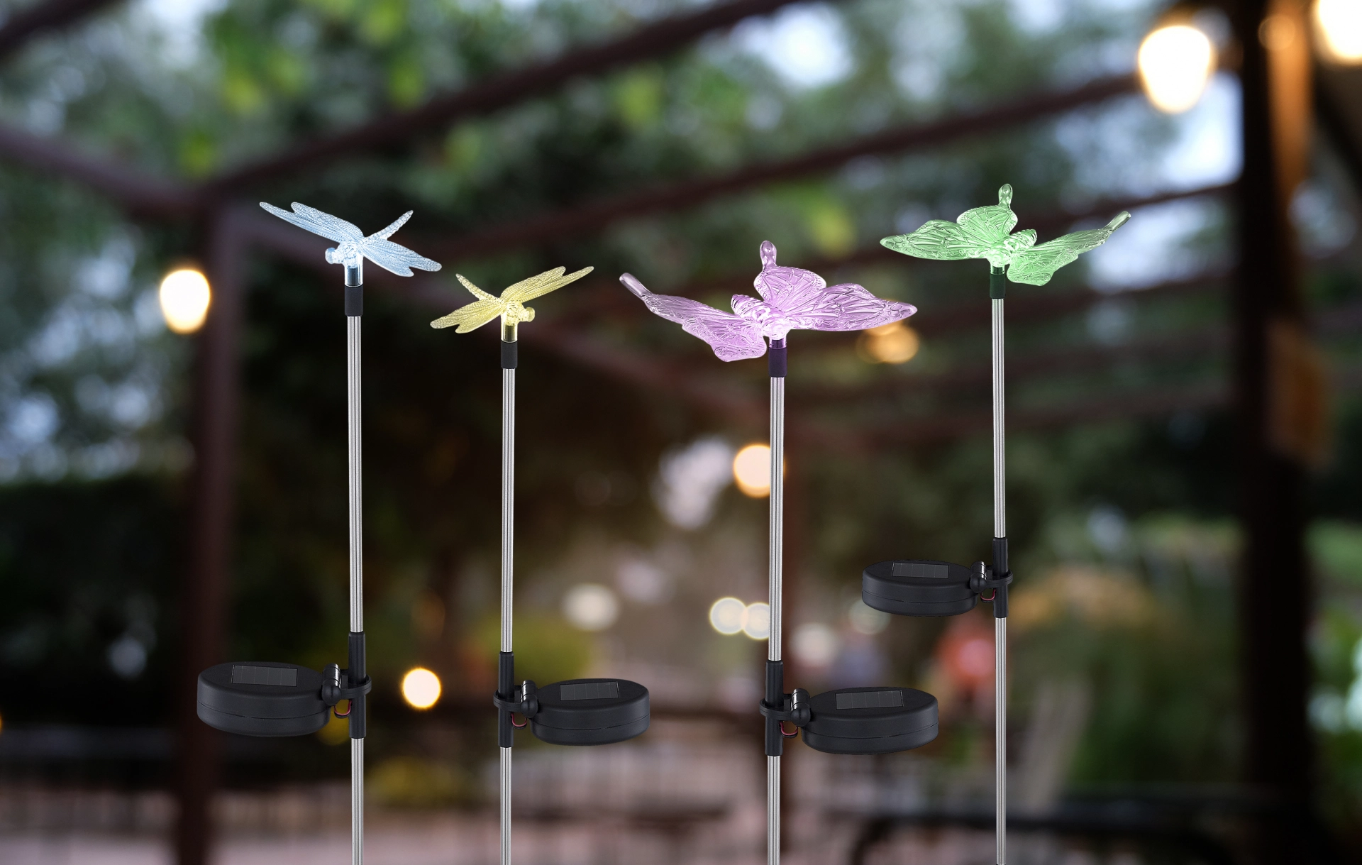 SOLARLEUCHTE EDELSTAHL, 1XRGB LED