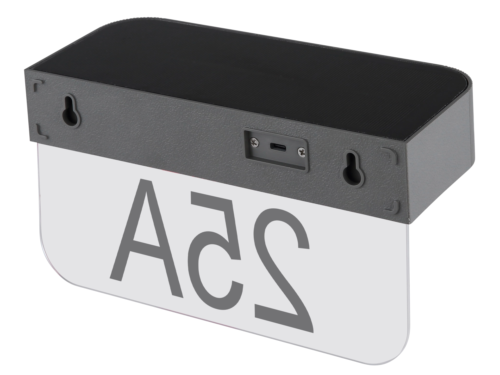 SOLARLEUCHTE KUNSTSTOFF GRAU, 1XLED