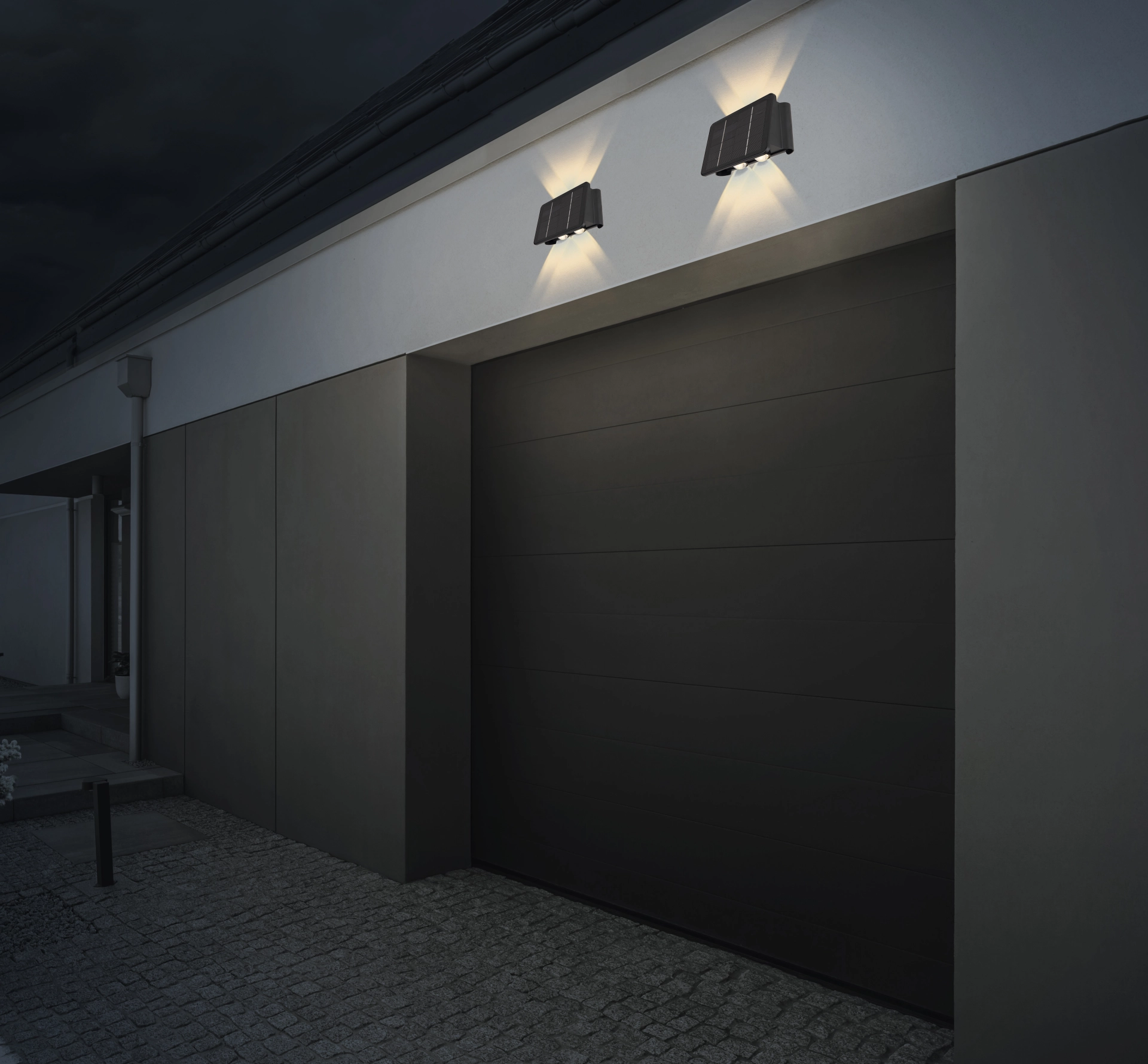 SOLARLEUCHTE KUNSTSTOFF SCHWARZ, 1XLED