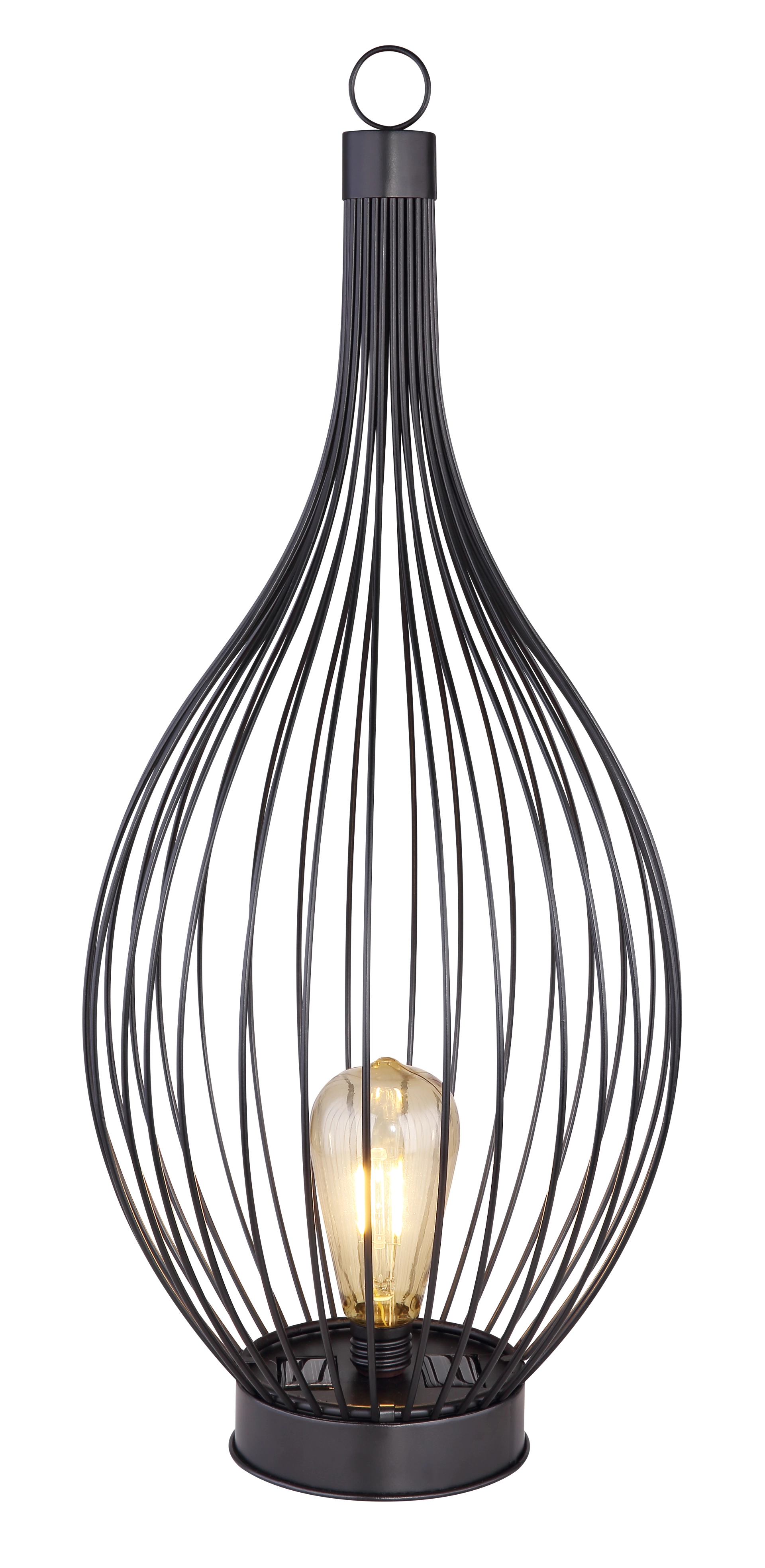 SOLARLEUCHTE METALL SCHWARZ, 1XLED