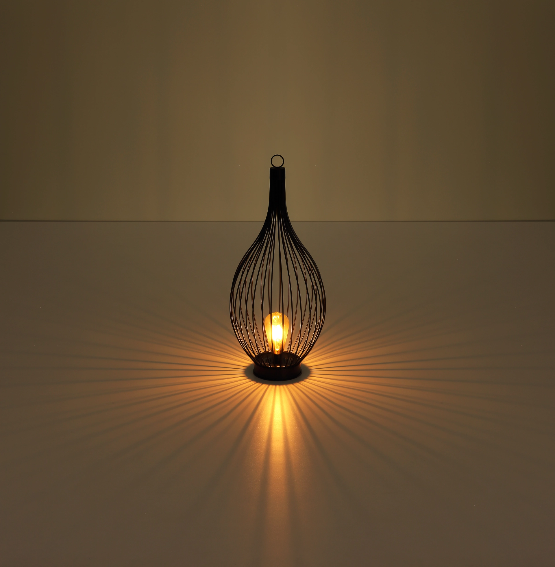 SOLARLEUCHTE METALL SCHWARZ, 1XLED