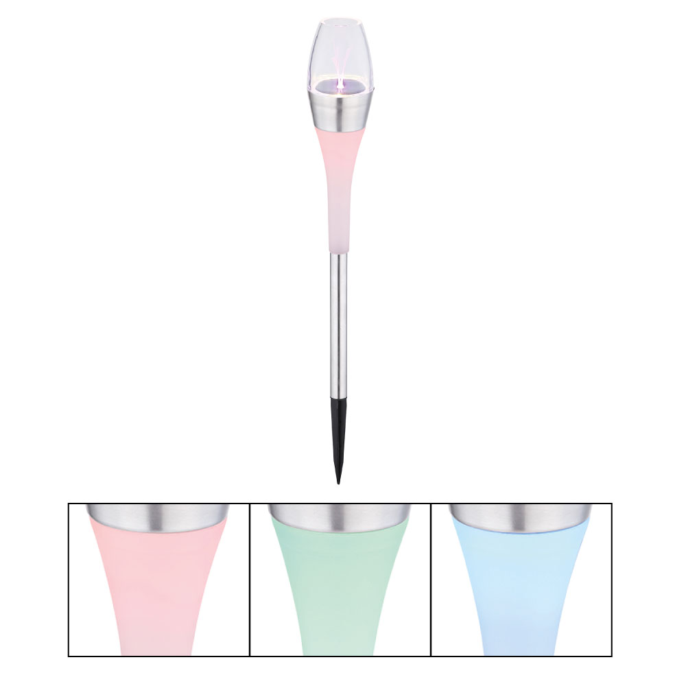 SOLARLEUCHTE EDELSTAHL, 2XLED