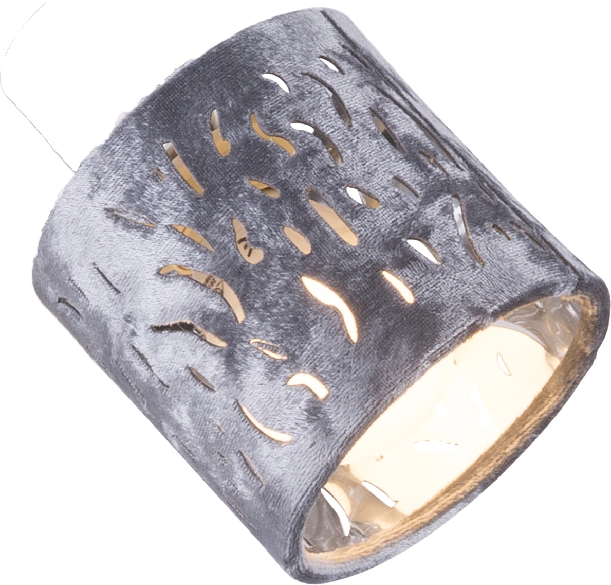 ERSATZSCHIRM SAMT SILBER METALLIC FÜR 54122 SERIE