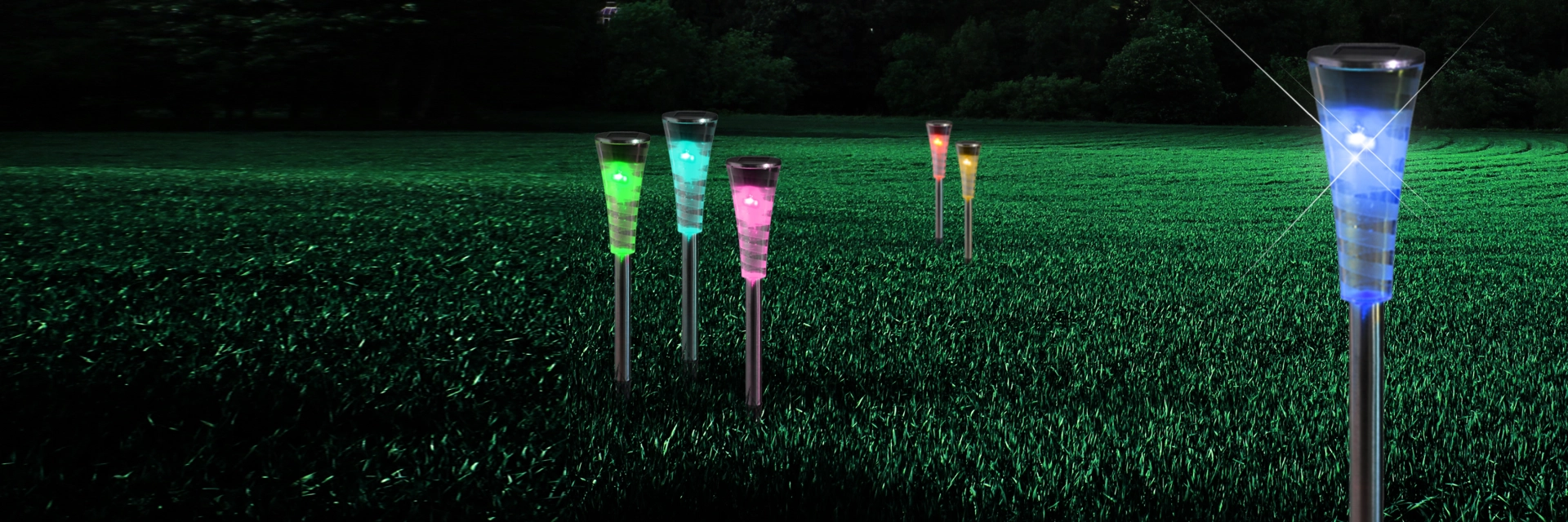 SOLARLEUCHTE EDELSTAHL, 1XRGB LED