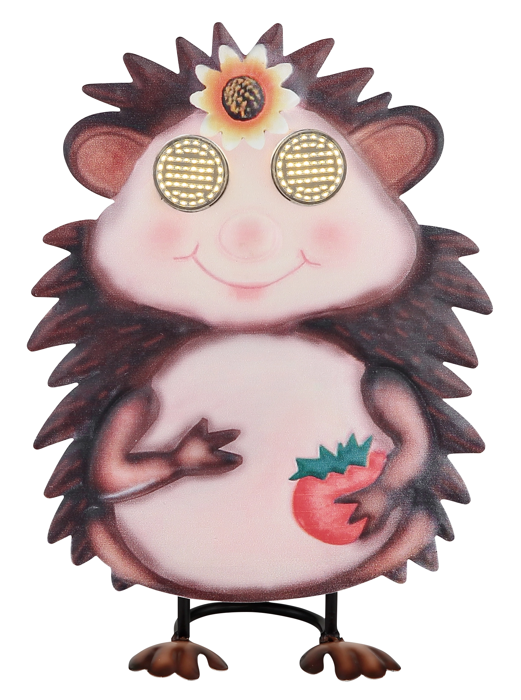 SOLARLEUCHTE METALL BRAUN, 104XLED