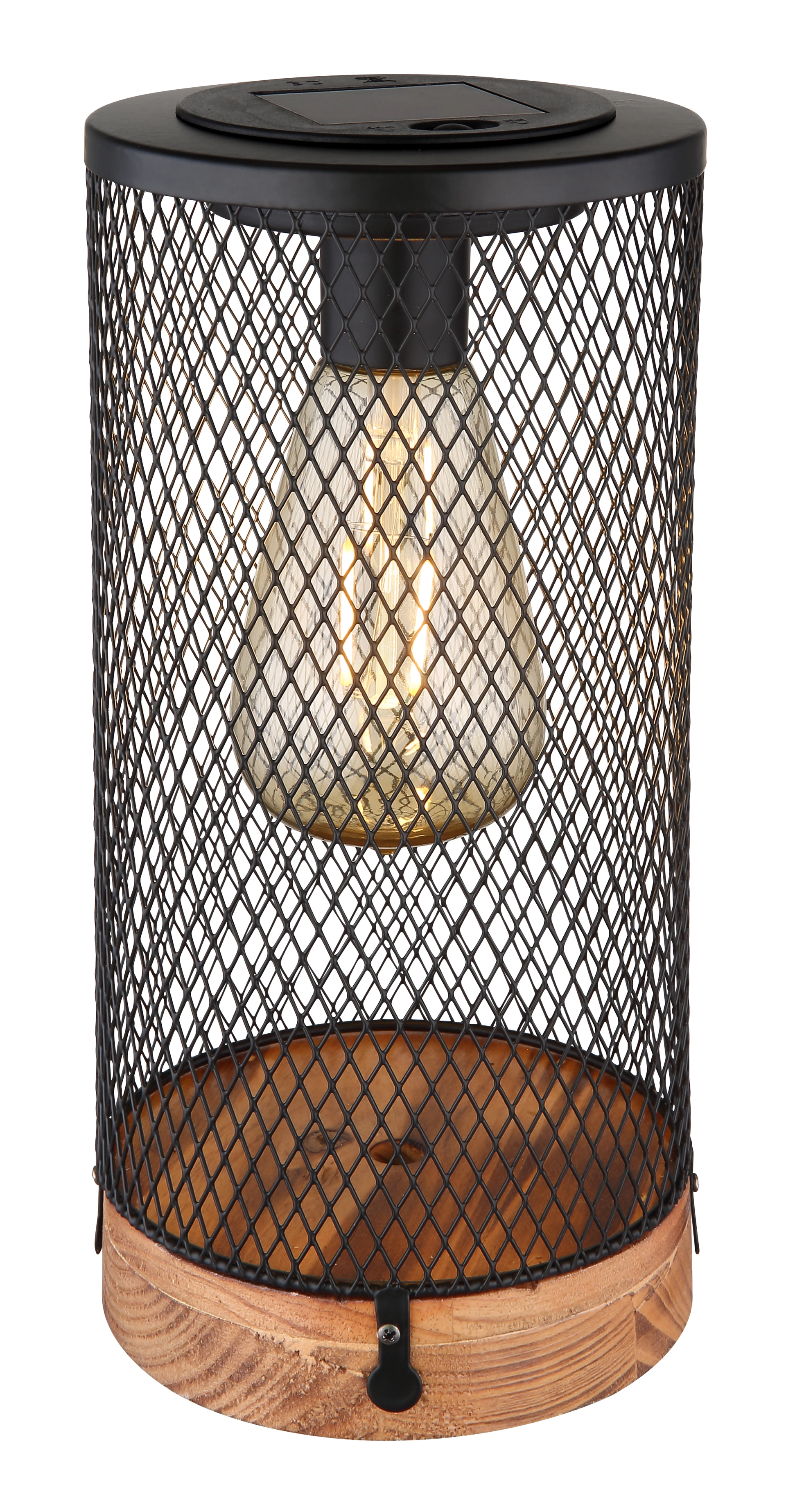 SOLARLEUCHTE HOLZ NATURFARBEN, 1XLED