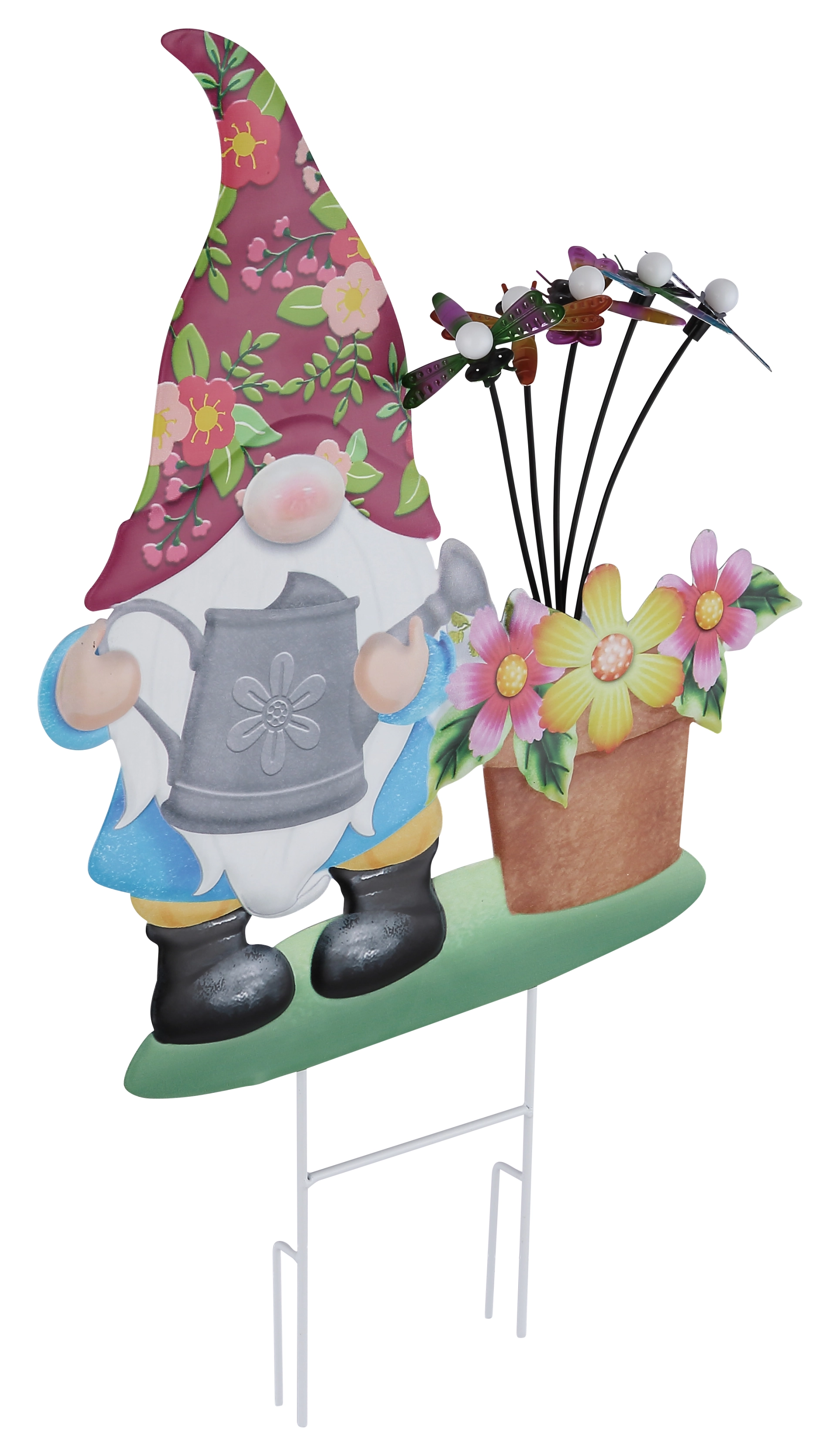 SOLARLEUCHTE METALL BUNT, 5XLED