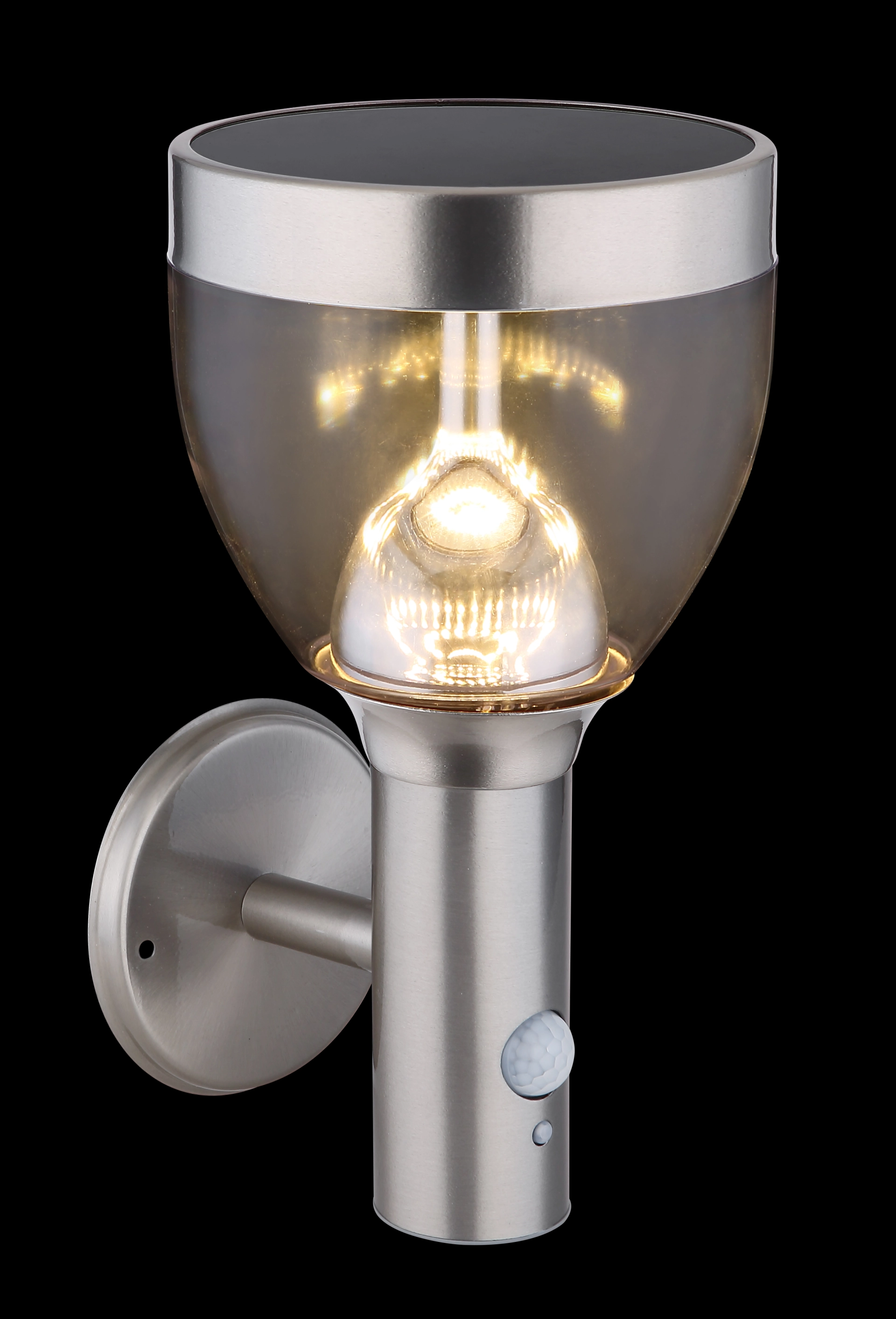 SOLARLEUCHTE EDELSTAHL, 1XLED