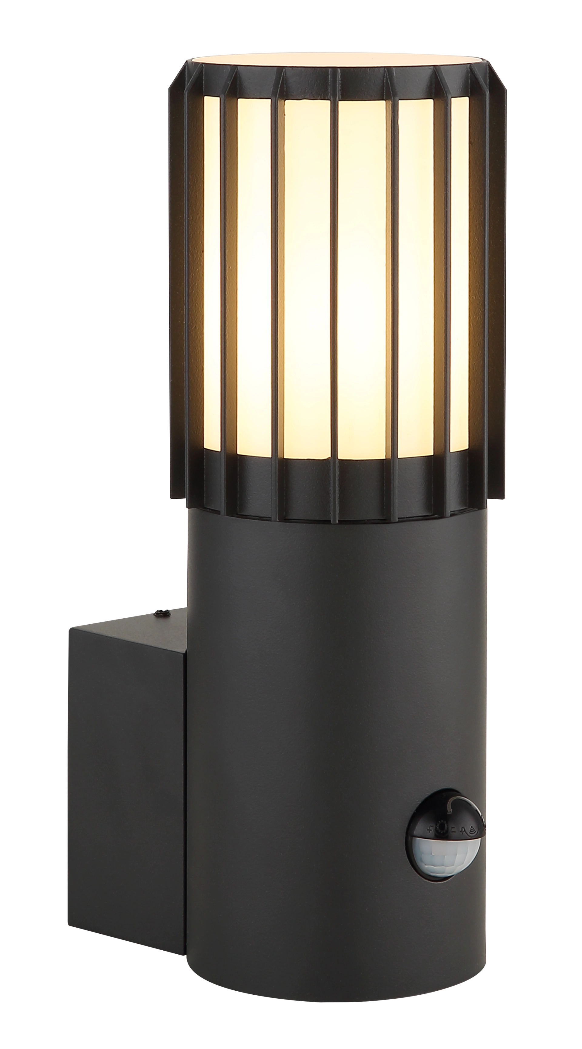 Außenleuchte MERVIN aus Aluminium in anthrazit matt mit opaler Kunststoffabdeckung, 32160S