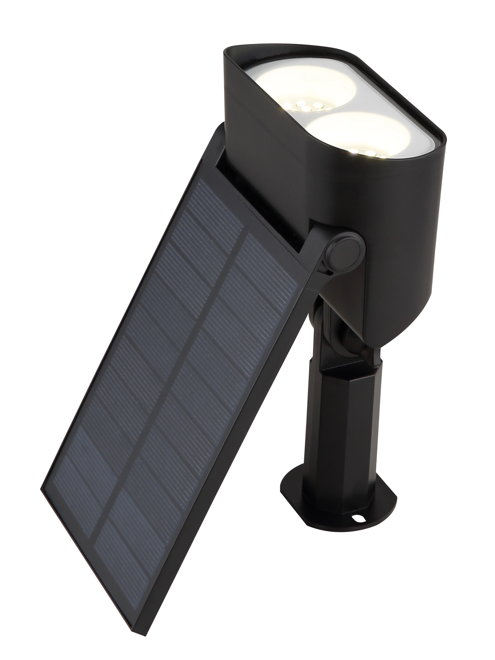 SOLARLEUCHTE KUNSTSTOFF SCHWARZ MATT, 32XLED