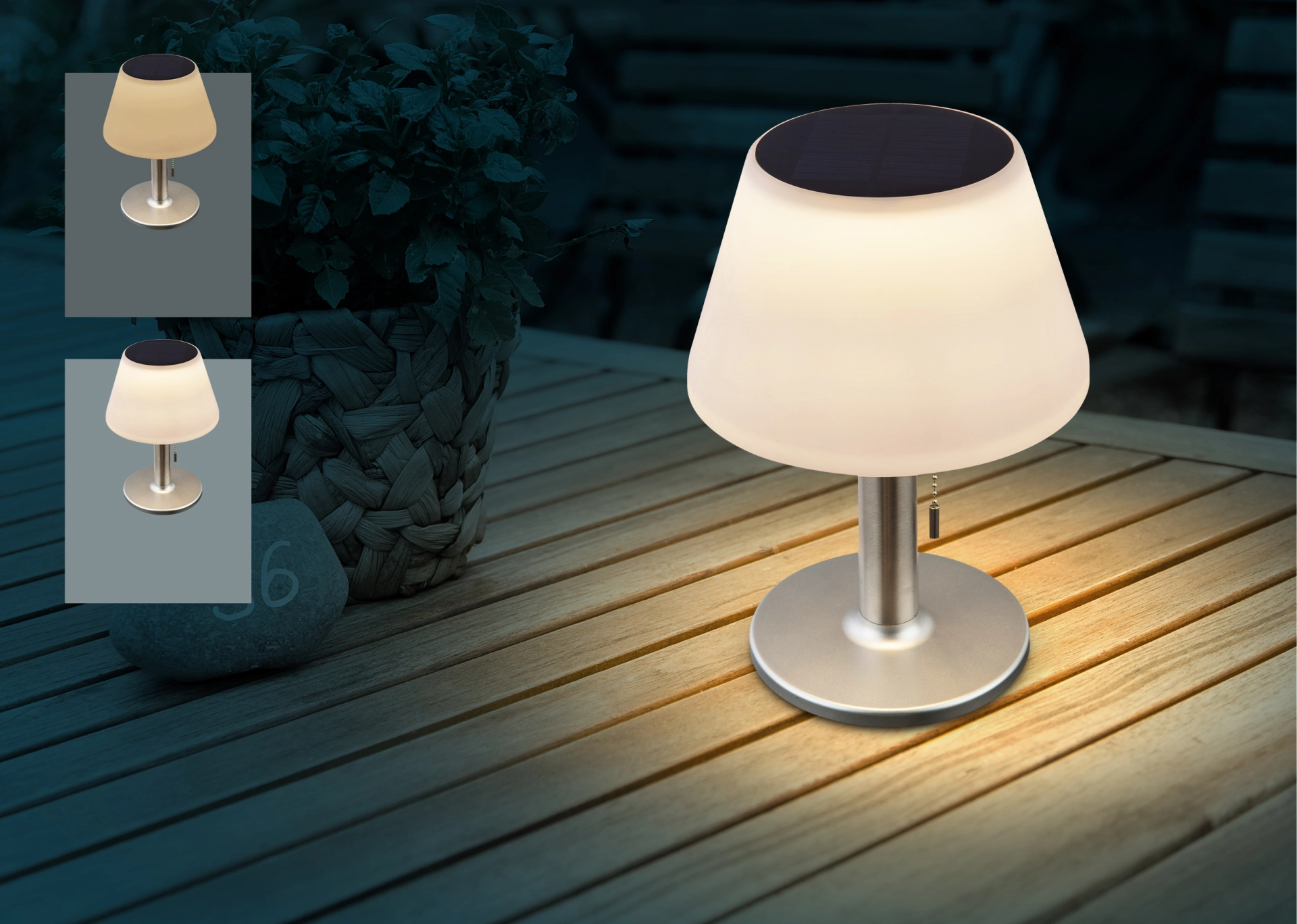 SOLARLEUCHTE EDELSTAHL, 10XLED