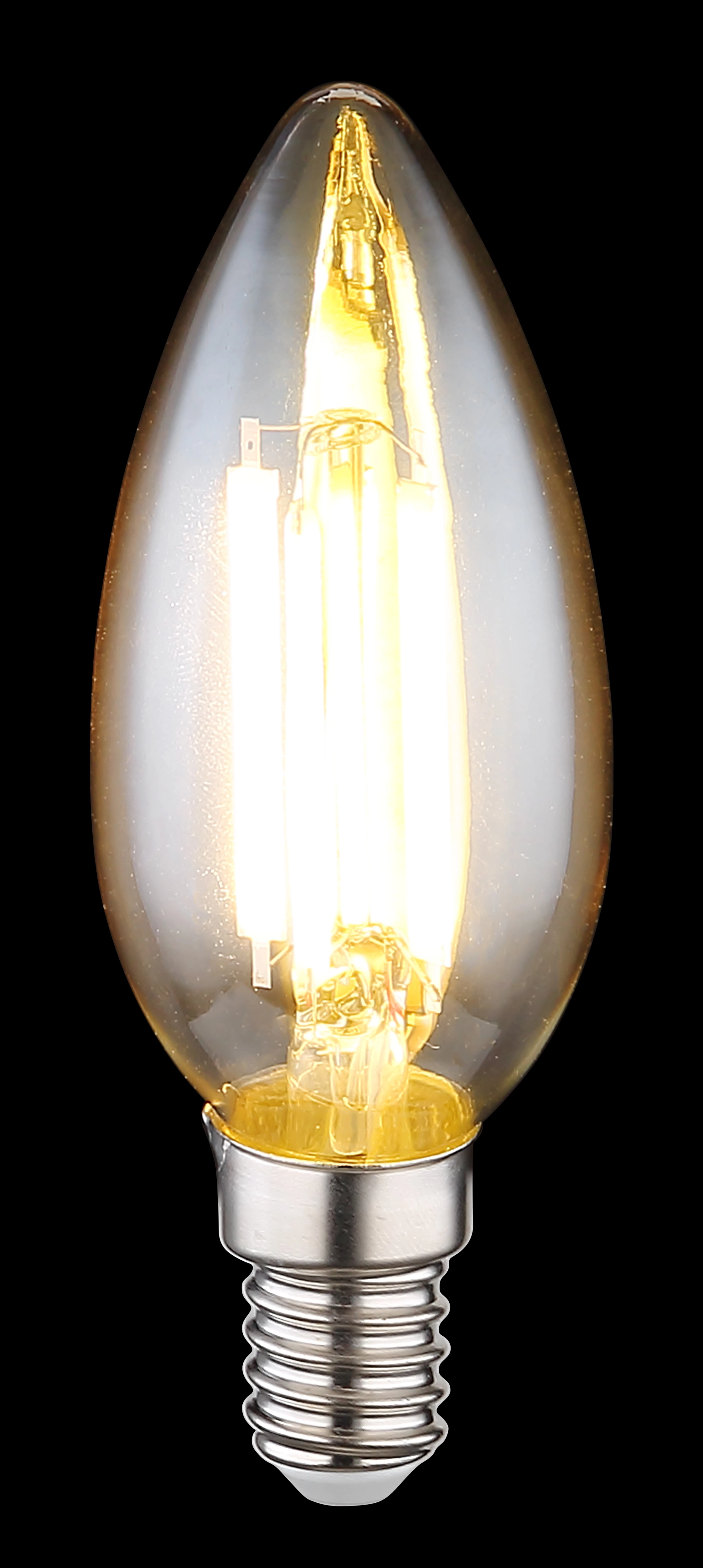 LED LEUCHTMITTEL GLAS AMBER, 1XE14 LED