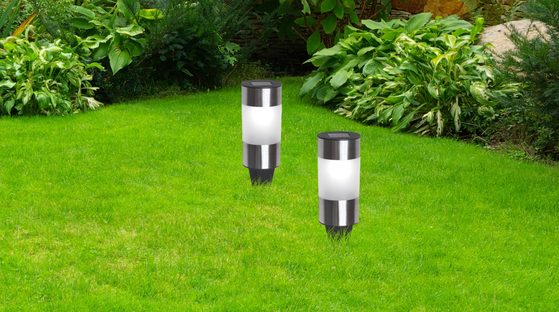 SOLARLEUCHTE EDELSTAHL, 1XLED