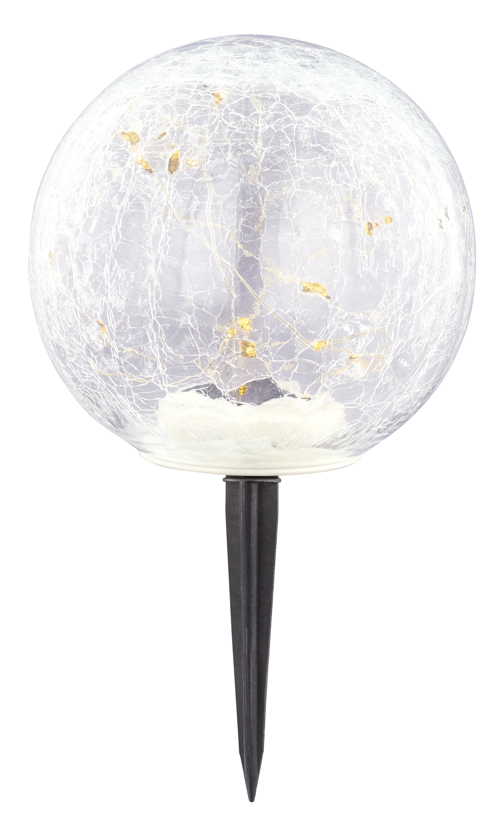 SOLARLEUCHTE KUNSTSTOFF SCHWARZ, 15XLED