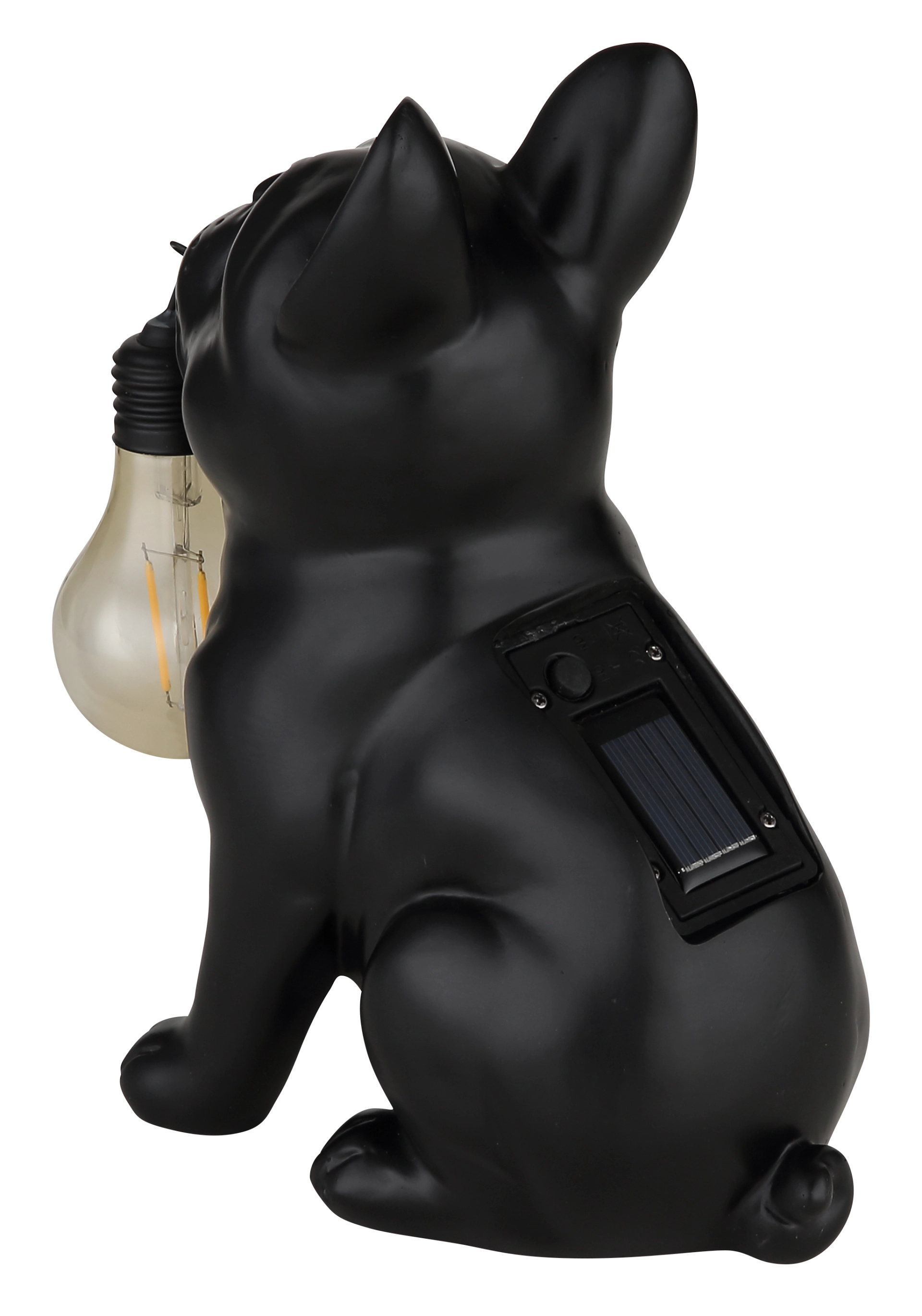 SOLARLEUCHTE KUNSTSTOFF SCHWARZ MATT, 1XLED