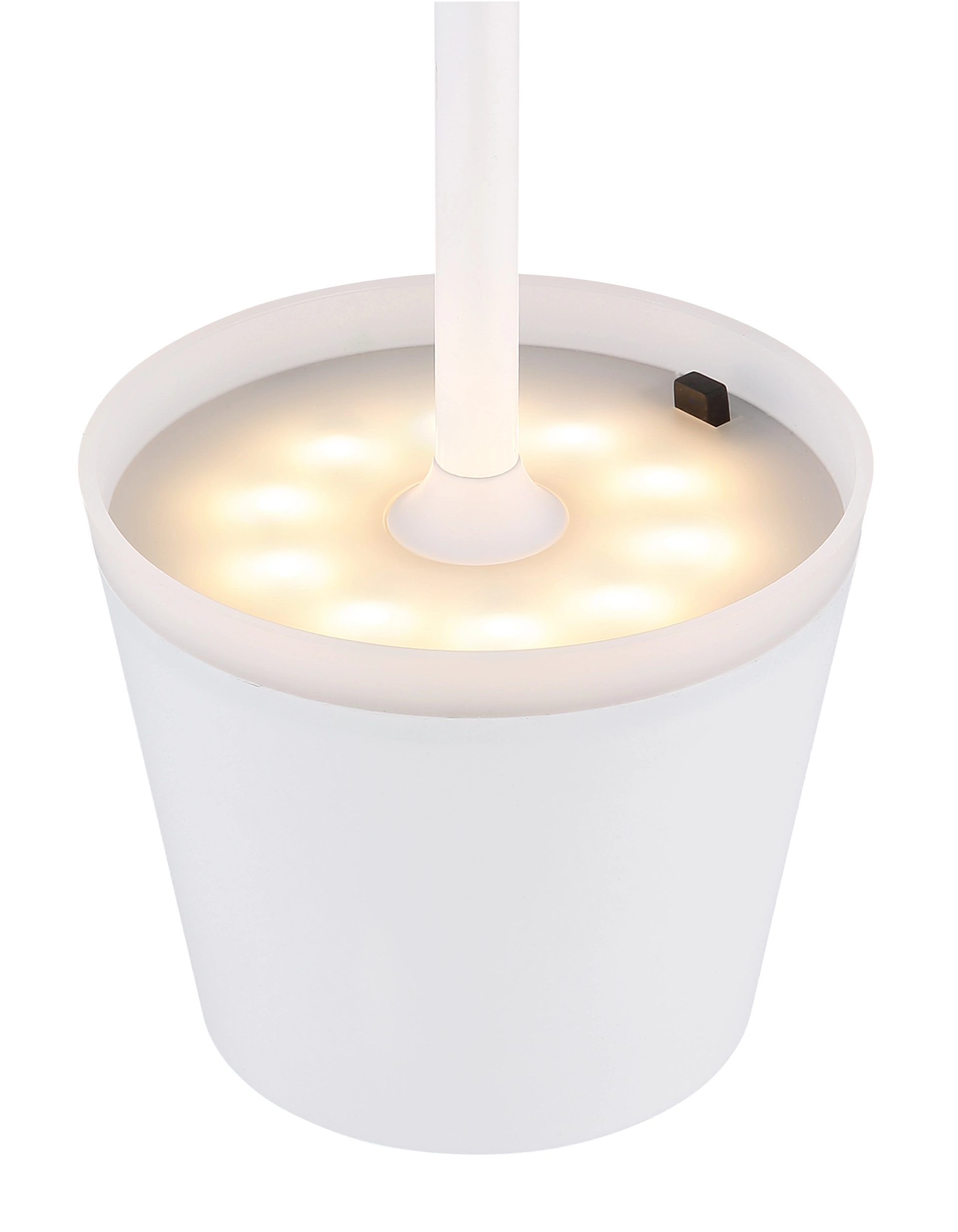 SOLARLEUCHTE METALL WEIß, 10XLED