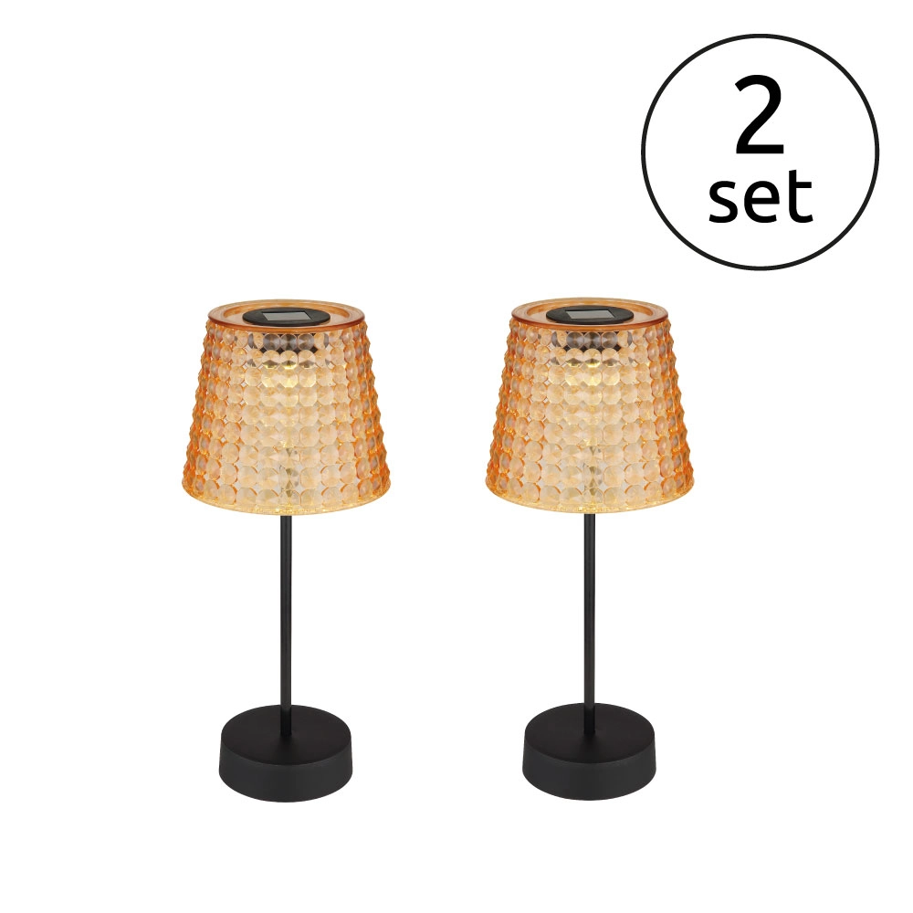 SOLARLEUCHTE KUNSTSTOFF SCHWARZ MATT, 1XLED