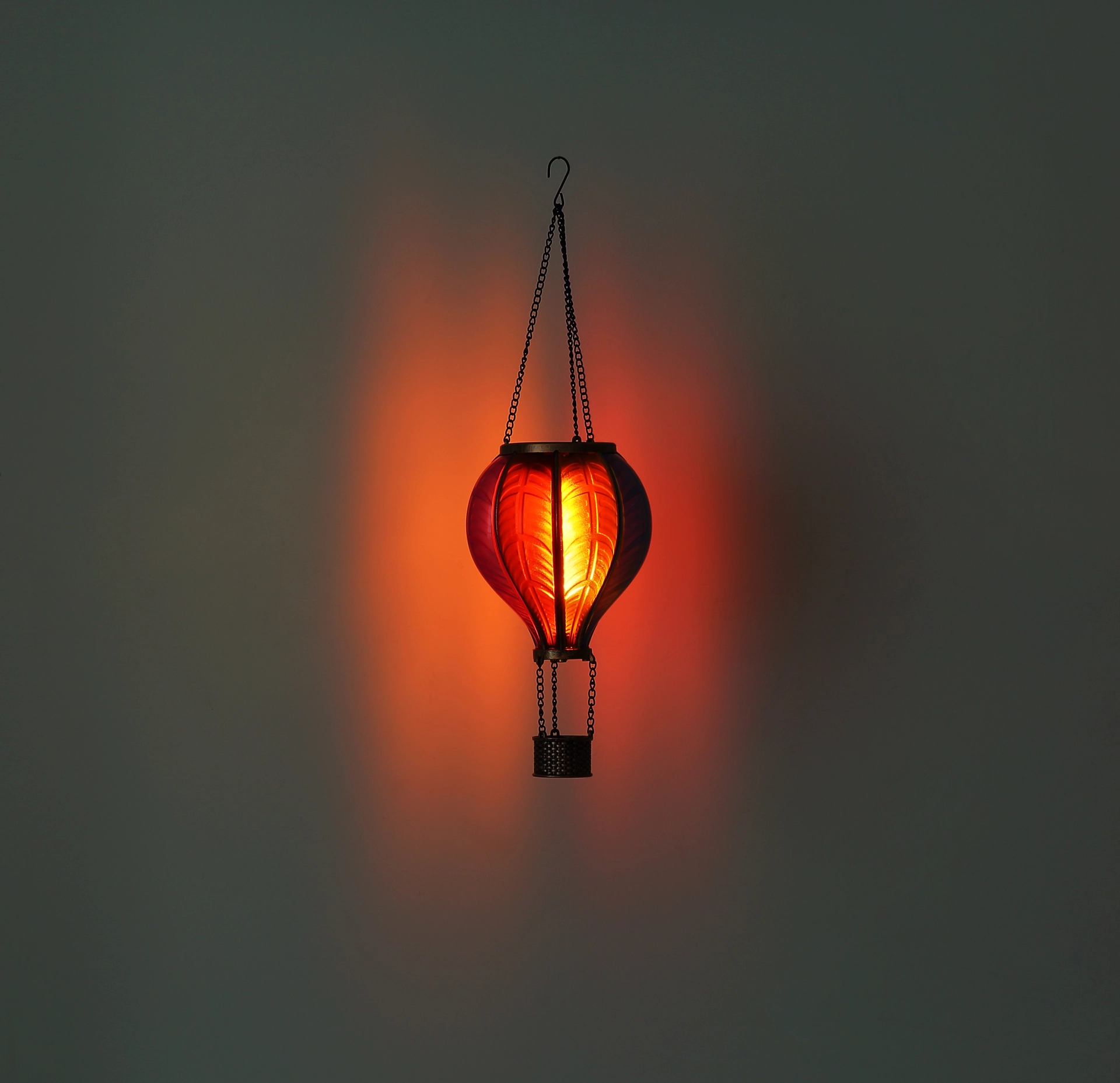 SOLARLEUCHTE METALL SCHWARZ MATT, 20XLED