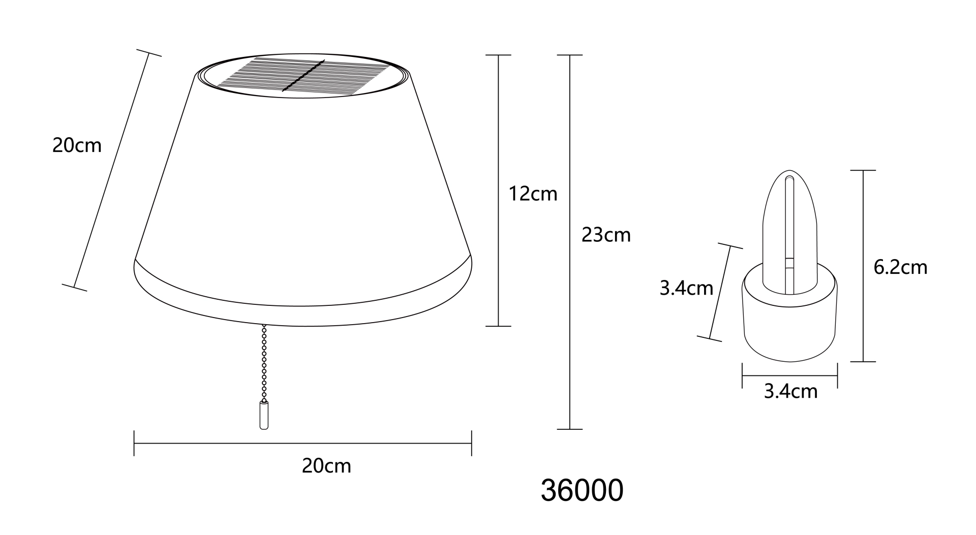 SOLARLEUCHTE KUNSTSTOFF OPAL, 10XLED