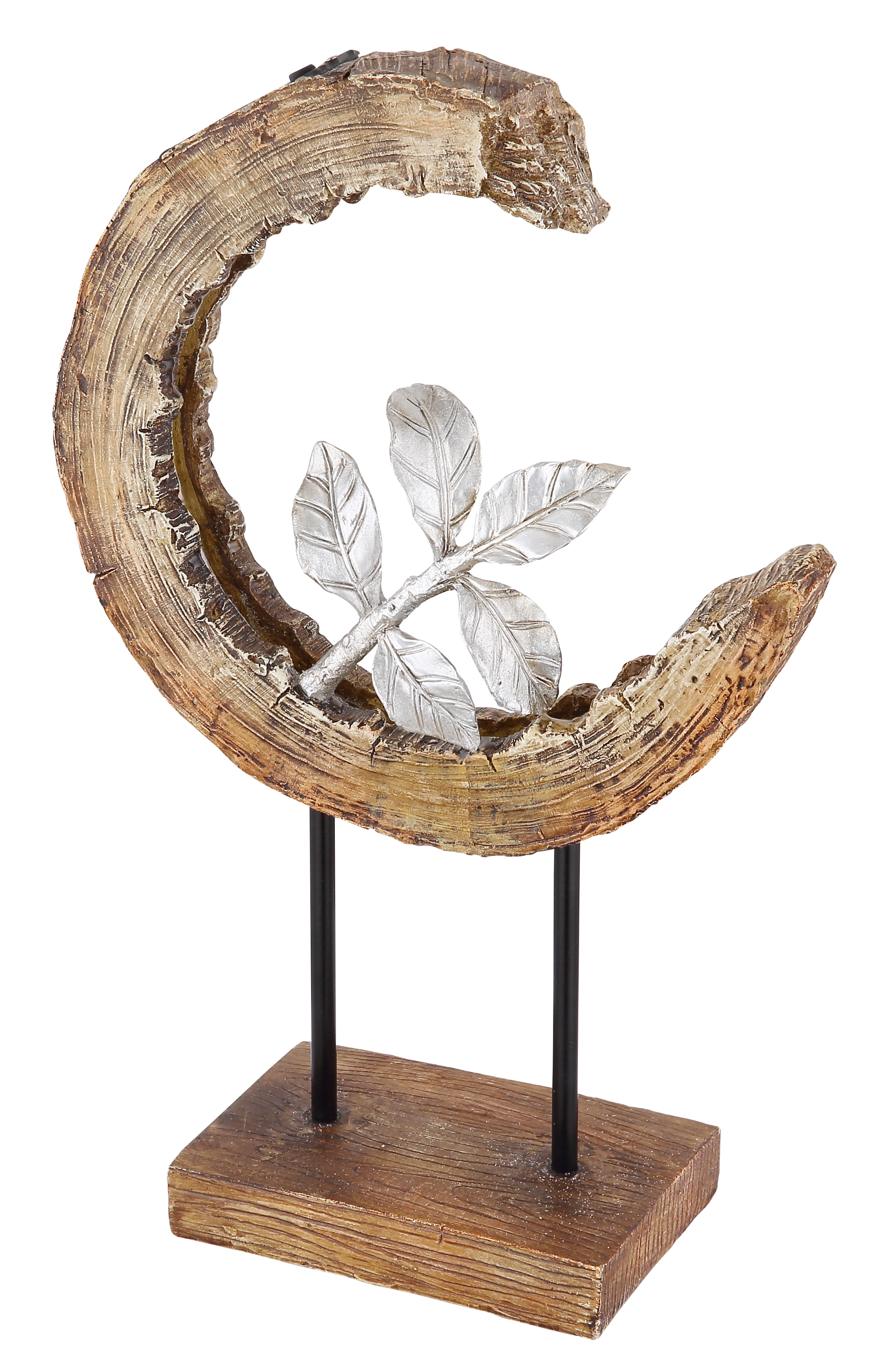 SOLARLEUCHTE KUNSTSTOFF HOLZOPTIK, 24XLED