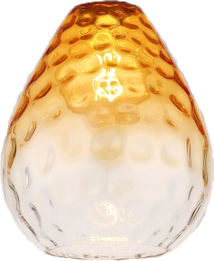 ERSATZGLAS AMBER-KLAR VERLAUFEND DM:21CM H:24,8CM