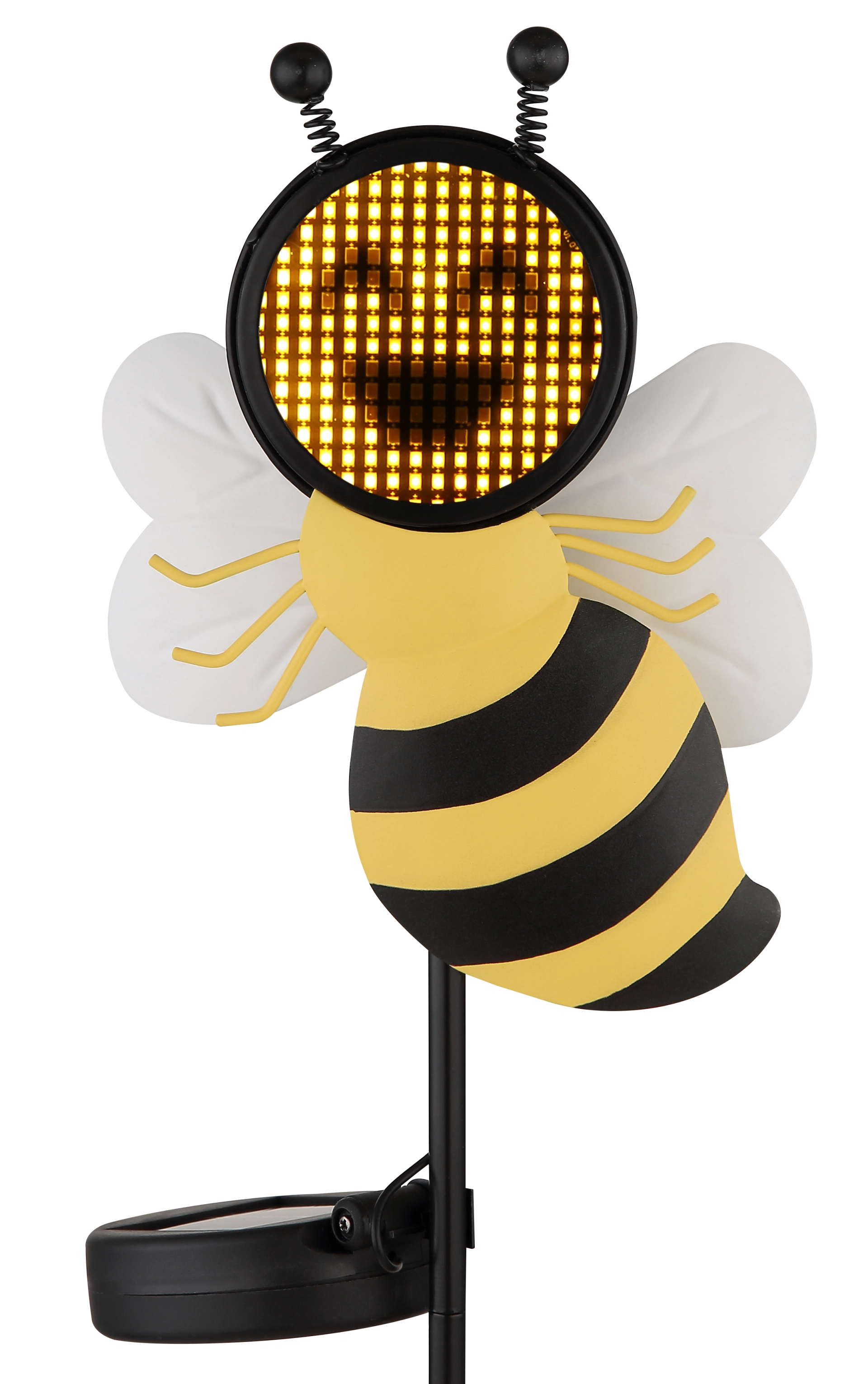 SOLARLEUCHTE METALL WEIß MATT, 200XLED