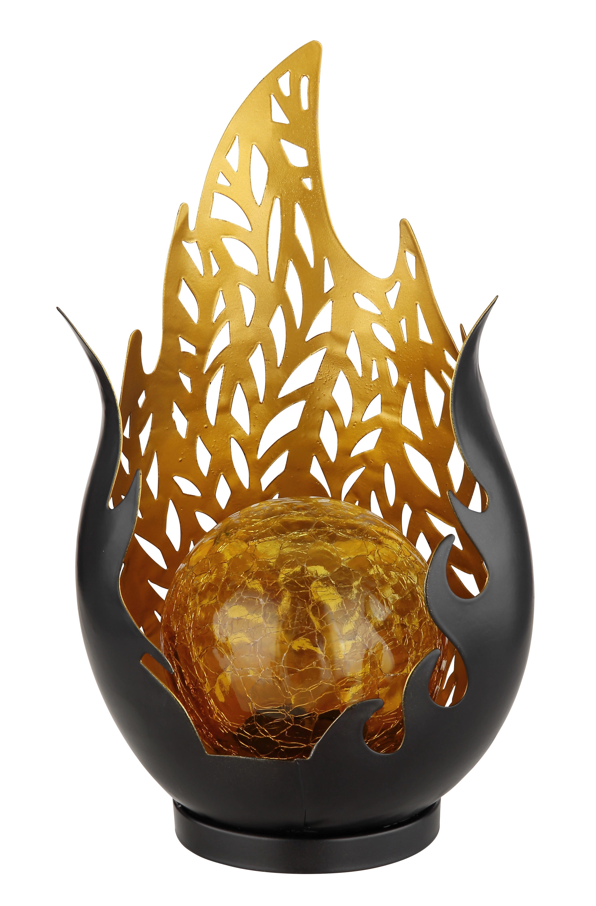 SOLARLEUCHTE METALL SCHWARZ, 1XLED