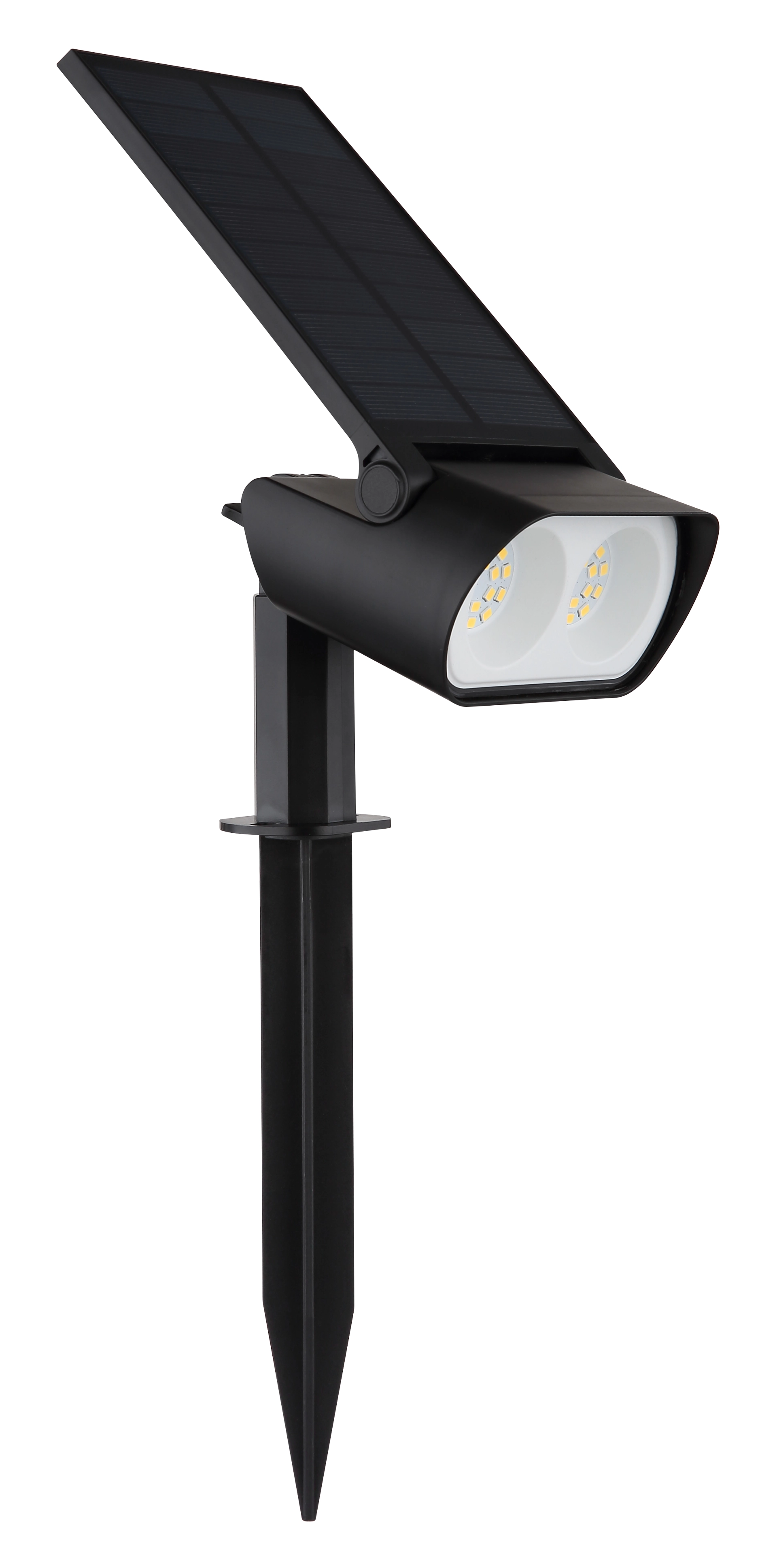 SOLARLEUCHTE KUNSTSTOFF SCHWARZ MATT, 32XLED