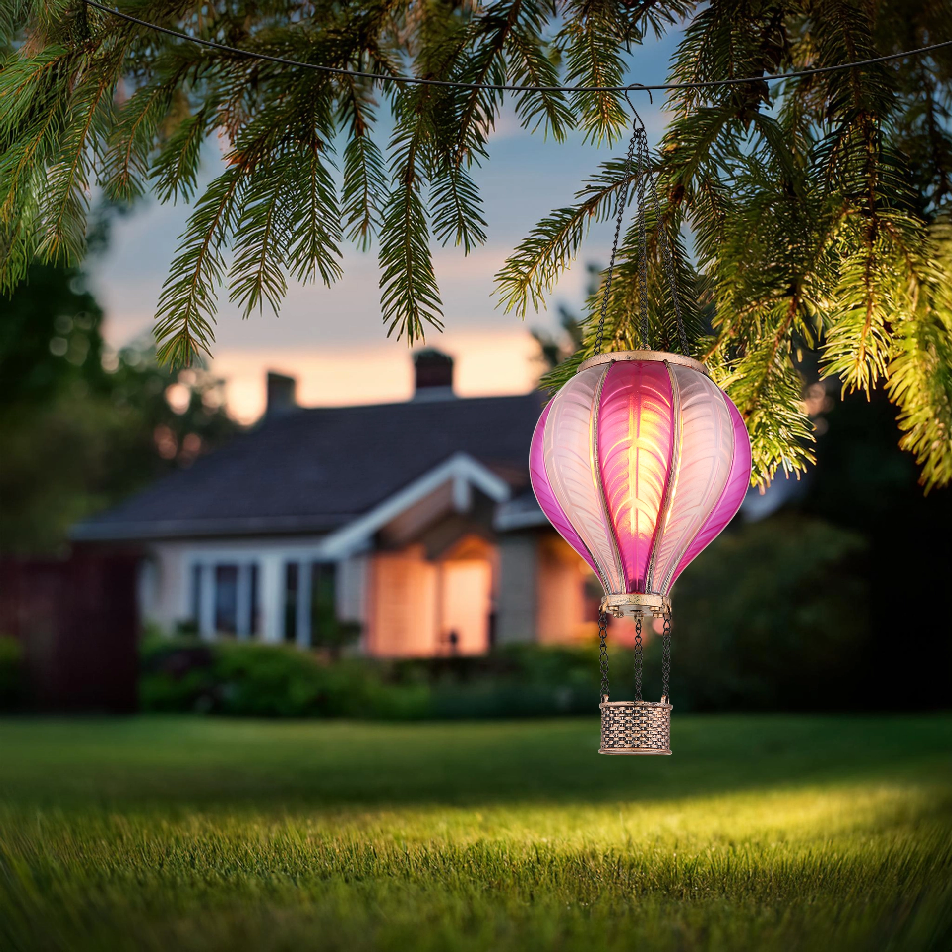 SOLARLEUCHTE METALL SCHWARZ MATT, 20XLED