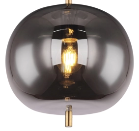 ERSATZGLAS, RAUCHFARBEN, GOLD, DMXH: 30X23CM, OHNE