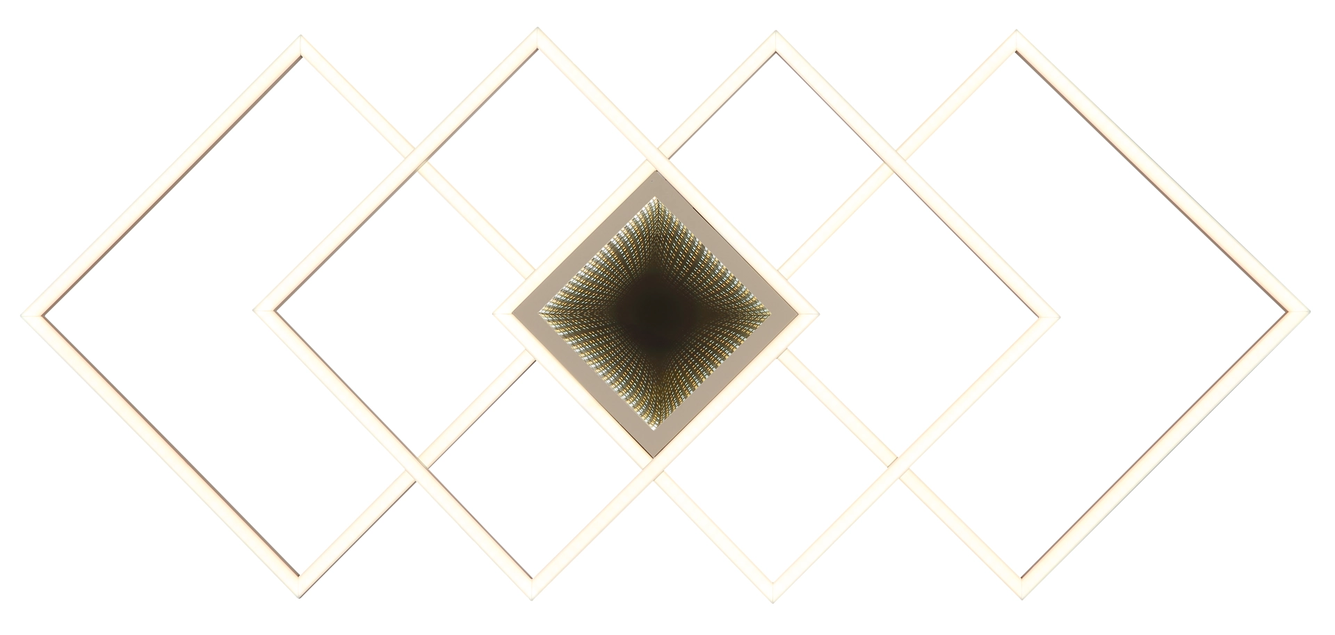 DECKENLEUCHTE METALL SANDFARBEN, 1XLED