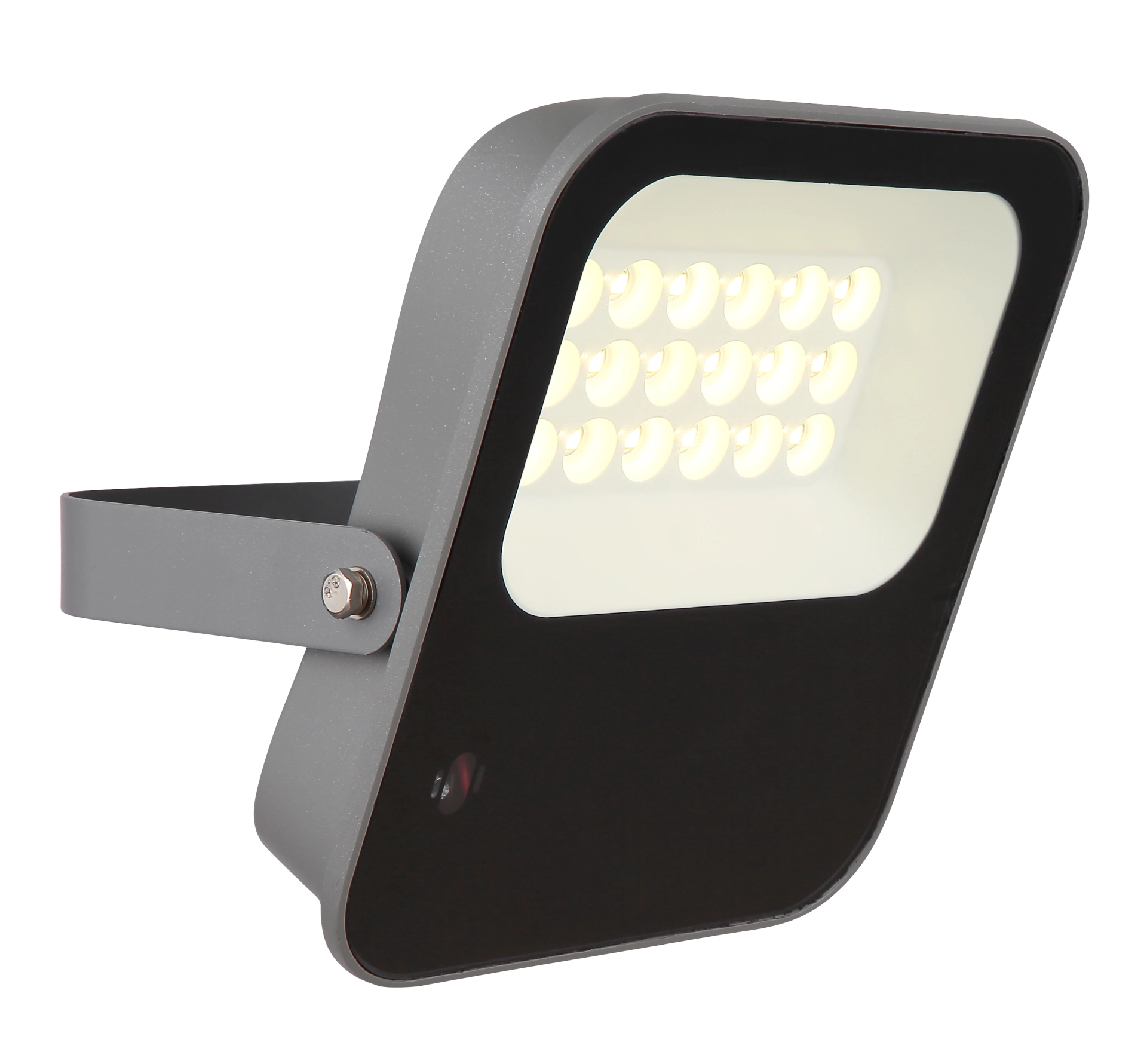 SOLARLEUCHTE ALUMINIUM DRUCKGUSS GRAU, 1XLED