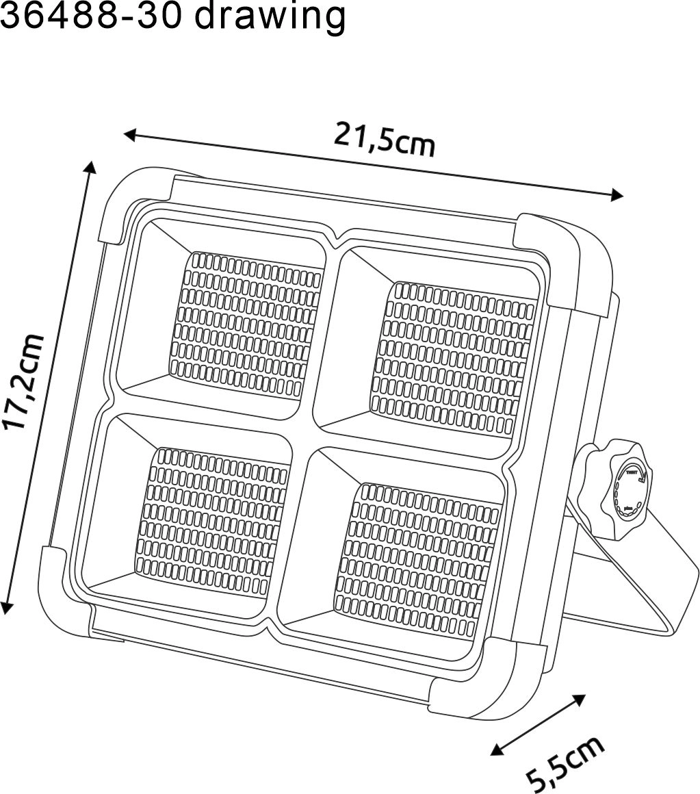 SOLARLEUCHTE KUNSTSTOFF SCHWARZ, 1XLED