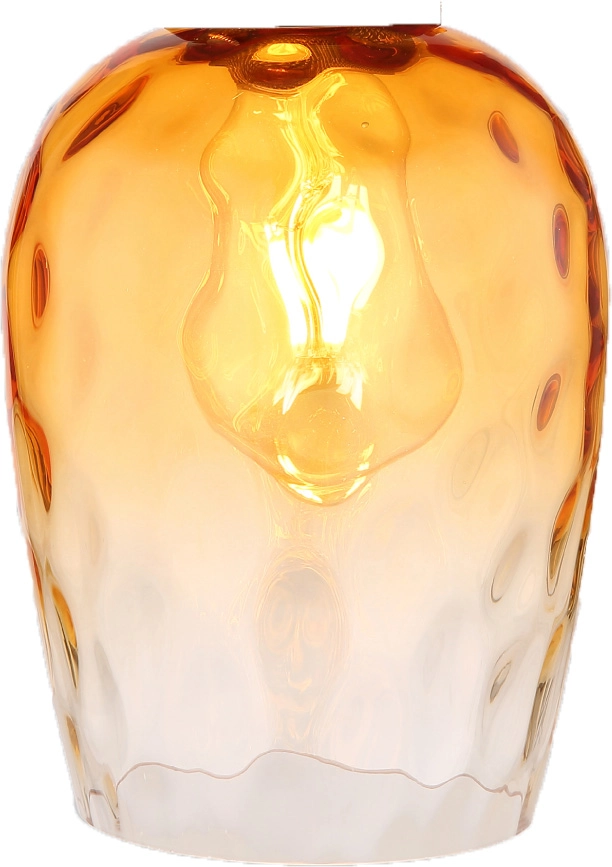 ERSATZGLAS AMBER-KLAR VERLAUFEND DM:15CM H:19,5CM