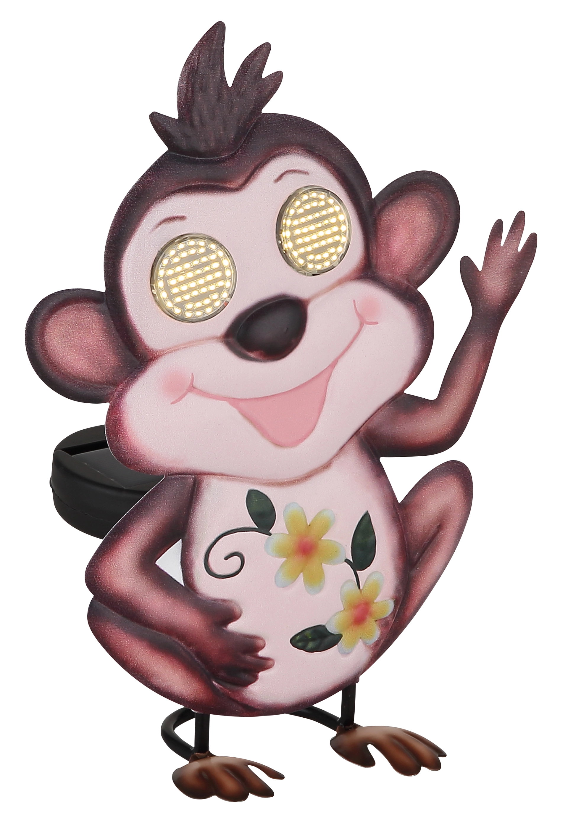 SOLARLEUCHTE METALL BRAUN, 104XLED