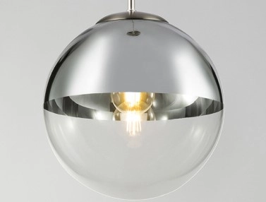 ERSATZGLAS TRANSPARENT CHROM, DURCHMESSER: 25CM