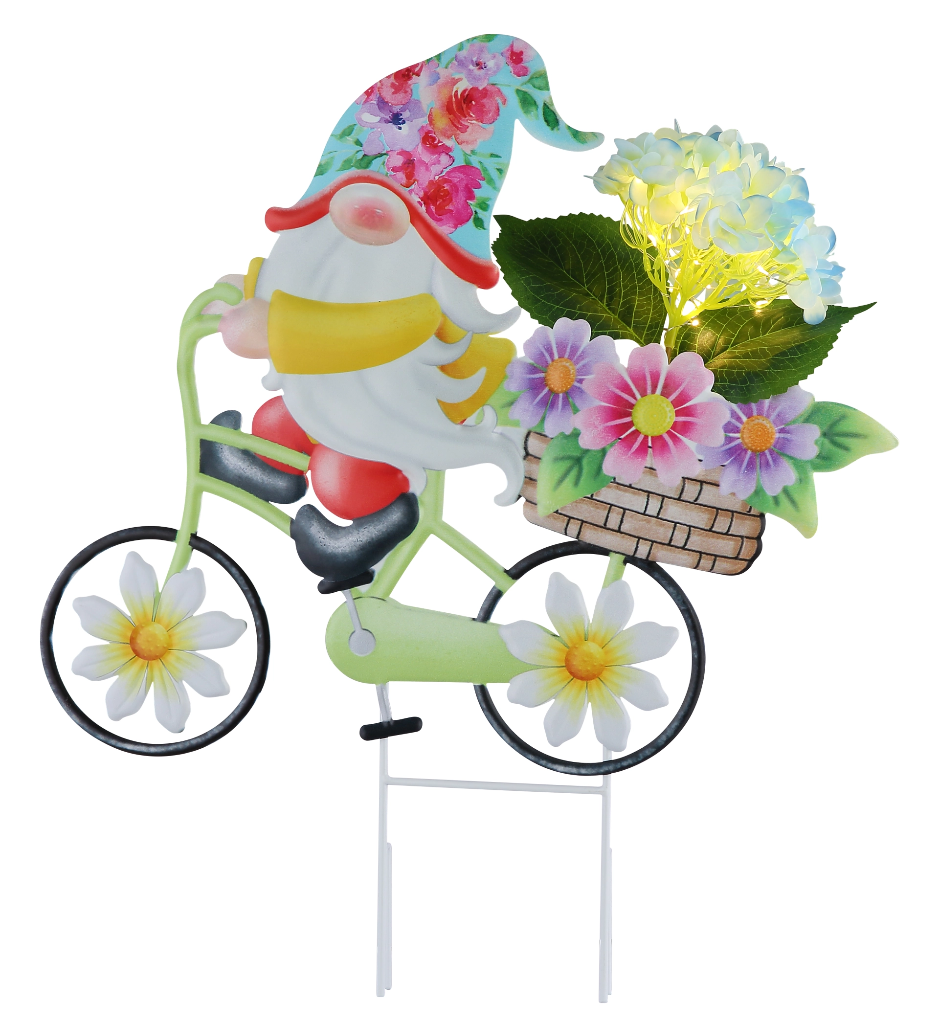 SOLARLEUCHTE METALL BUNT, 20XLED