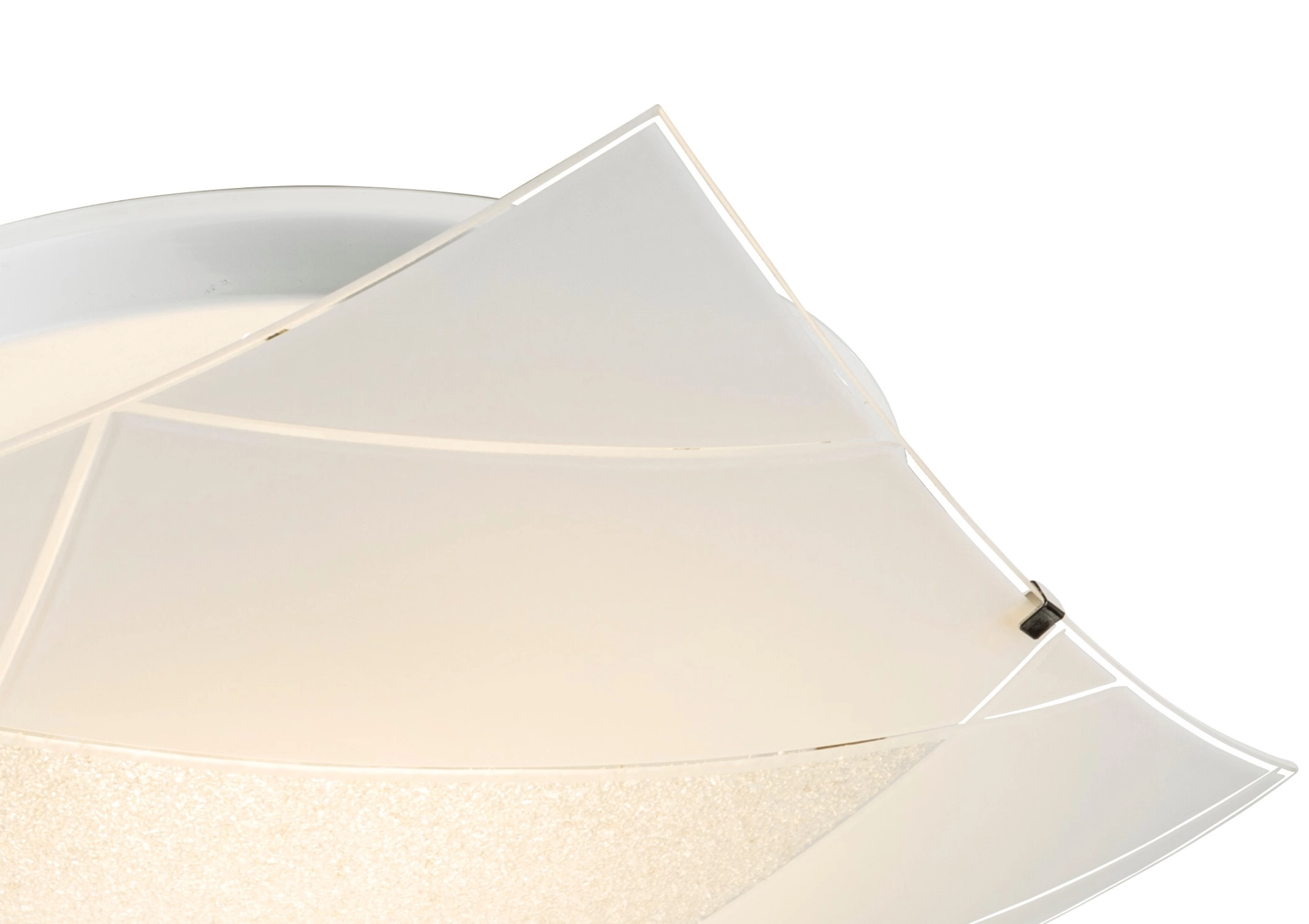 ERSATZGLAS OPAL SATINIERT MIT DEKORLINIEN