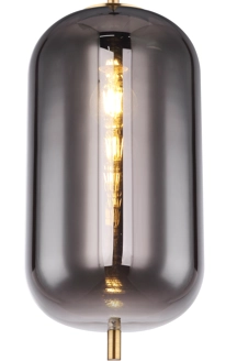 ERSATZGLAS, RAUCHFARBEN, GOLD, DMXH: 22X40CM FÜR 1