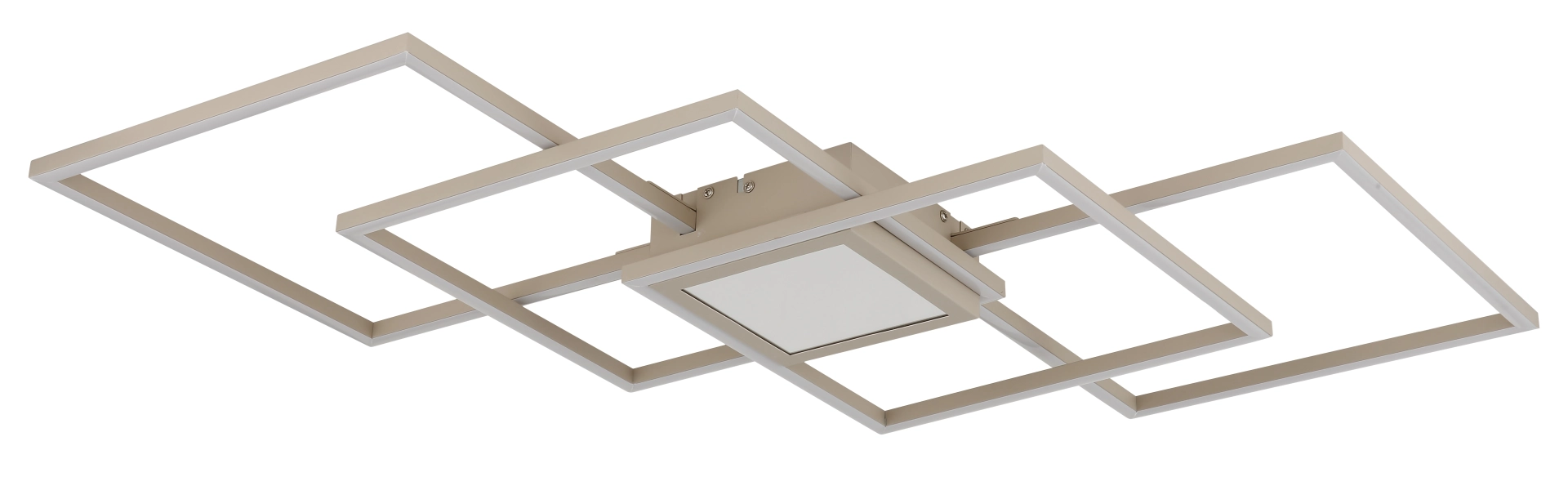 DECKENLEUCHTE METALL SANDFARBEN, 1XLED