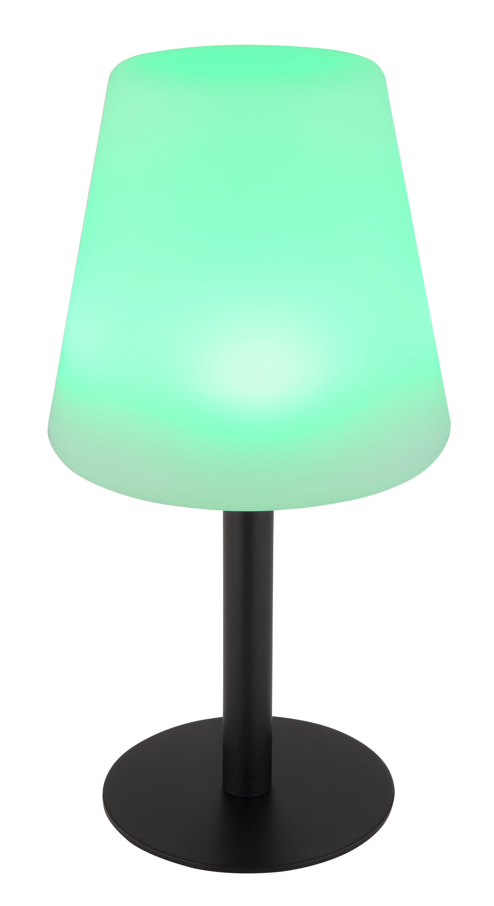 SOLARLEUCHTE METALL SCHWARZ, 8XRGBW LED