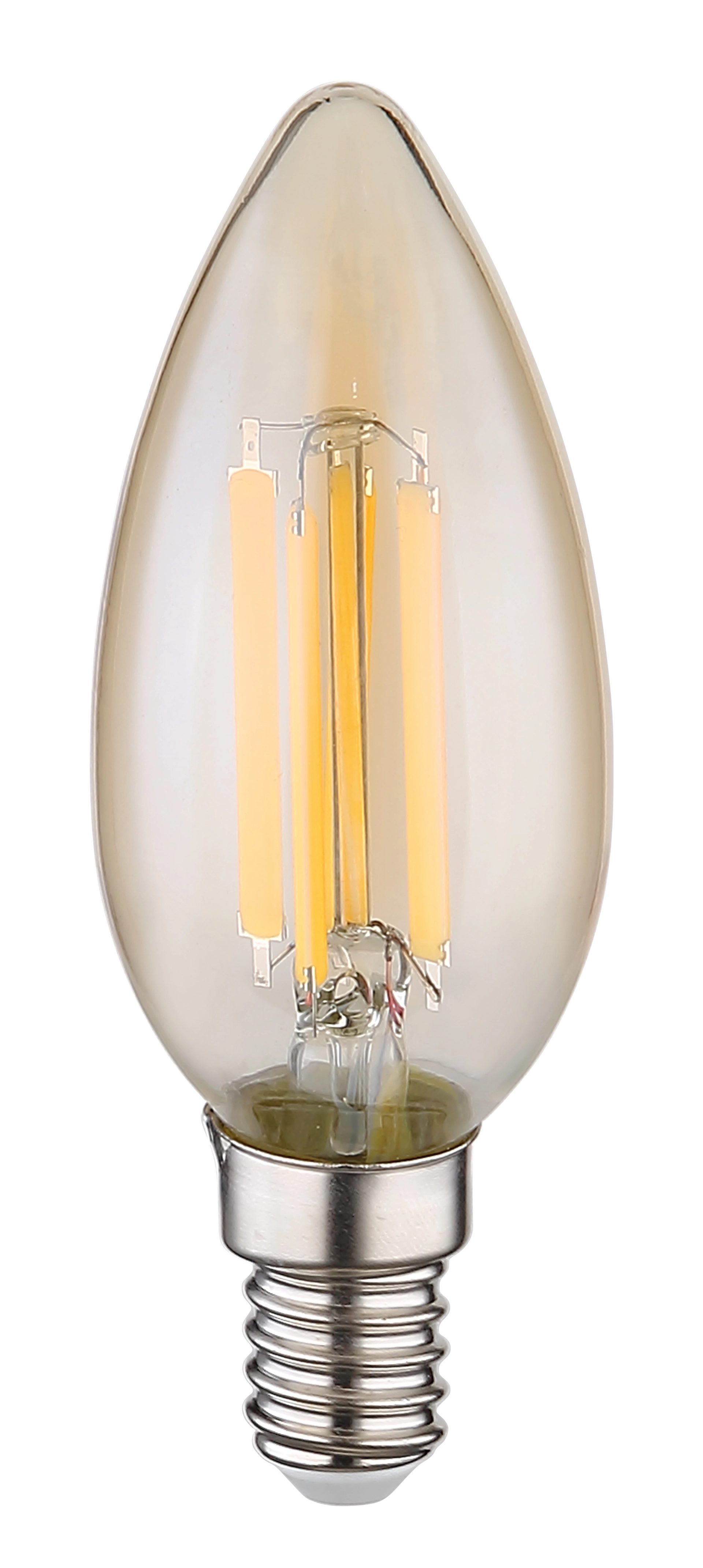 LED LEUCHTMITTEL GLAS AMBER, 1XE14 LED
