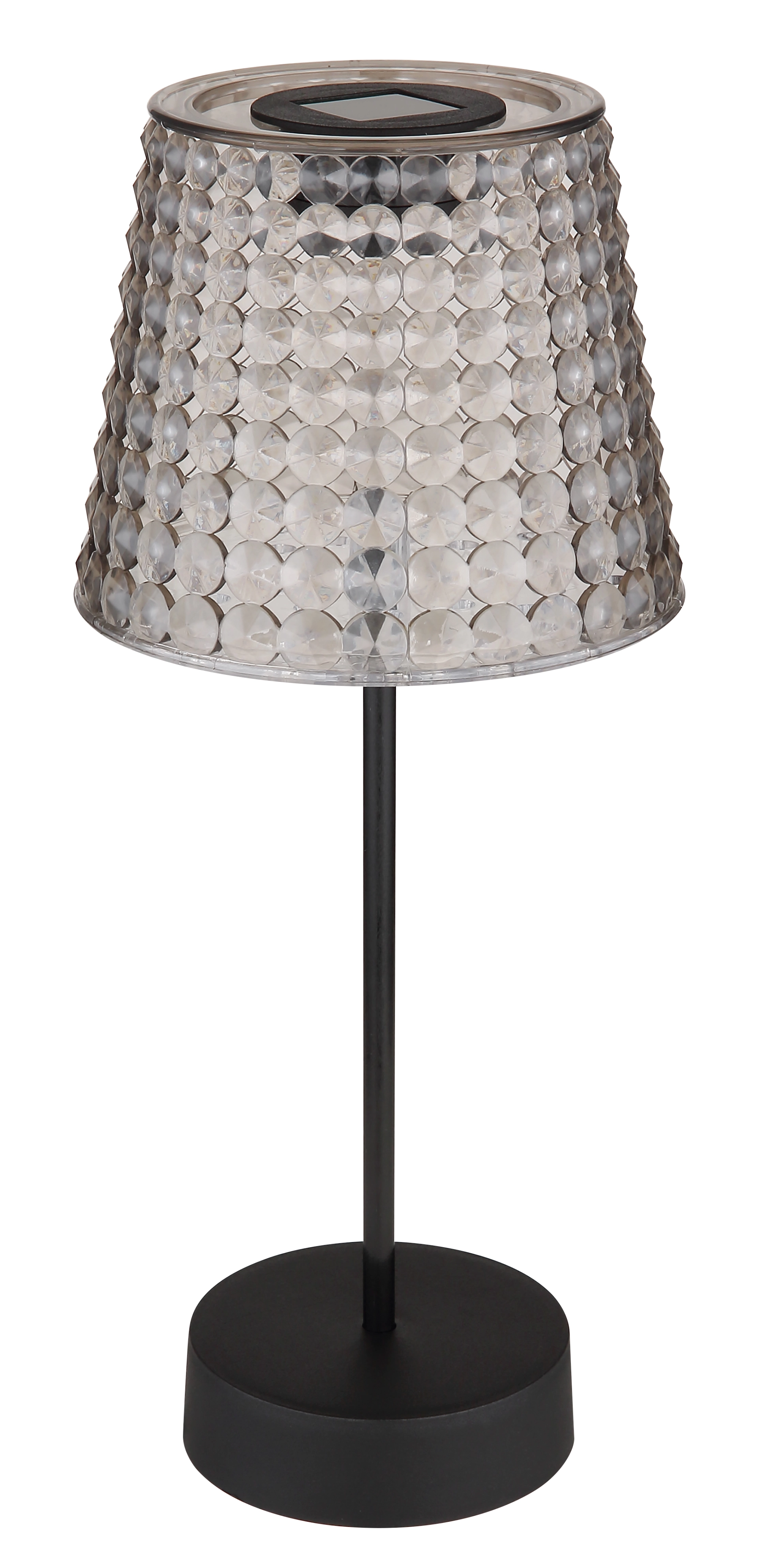 SOLARLEUCHTE KUNSTSTOFF SCHWARZ MATT, 1XLED