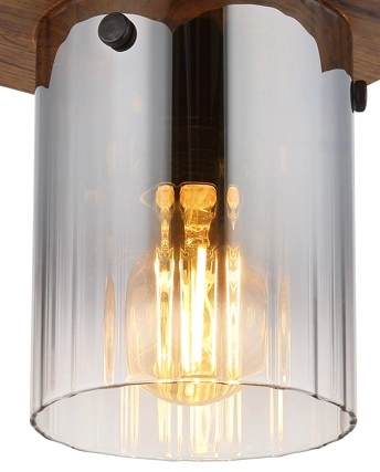 ERSATZGLAS RAUCHFARBEN, KLAR VERLAUFEND FÜR SERIE 