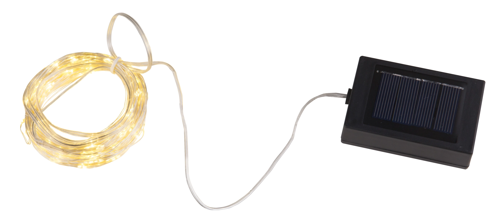 SOLARLEUCHTE KUNSTSTOFF KLAR, 120XLED